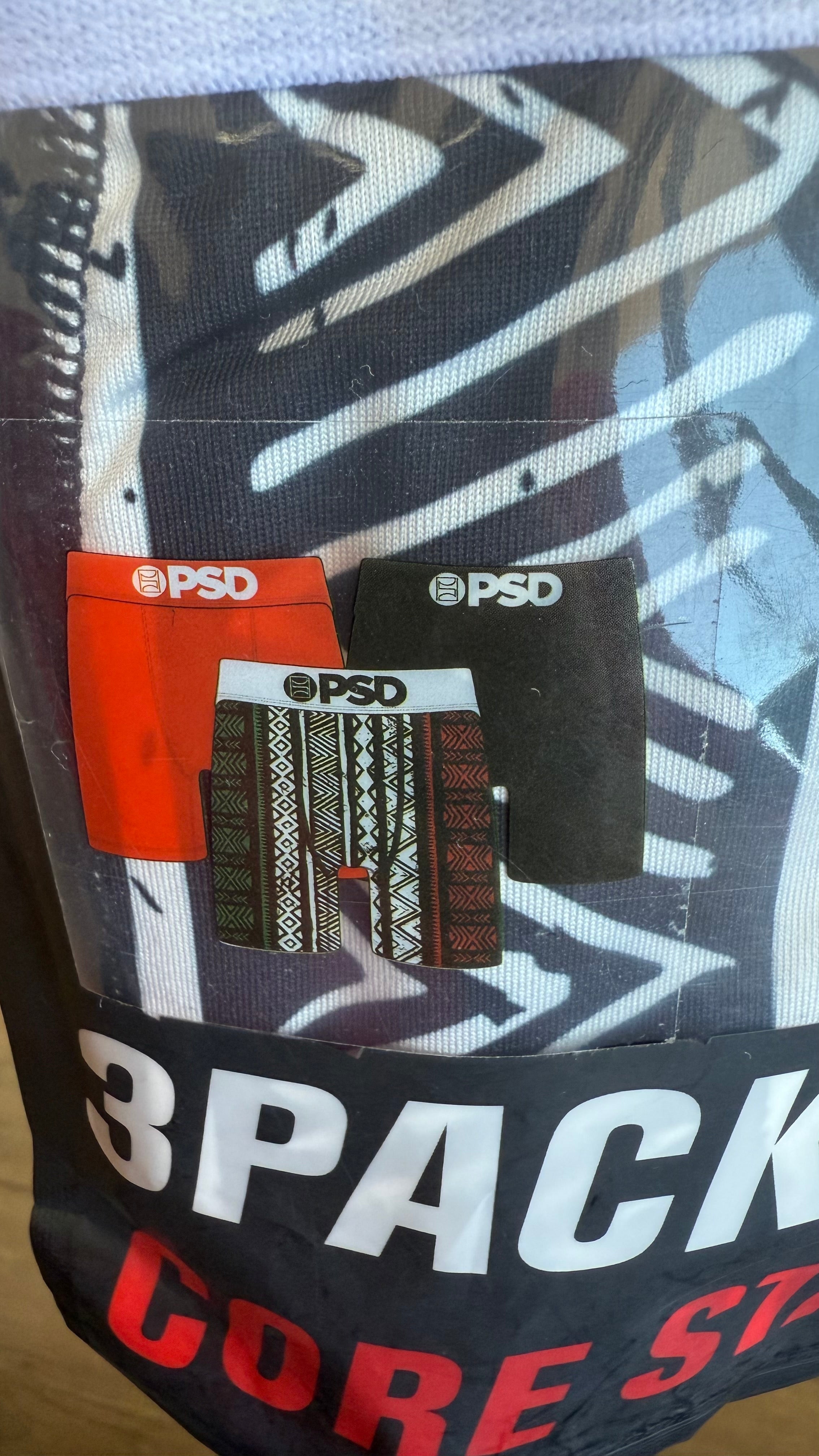 Pack de 3 Boxers PSD - Patterns White