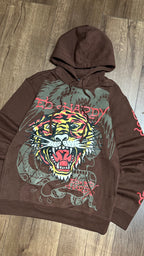 Ed Hardy Tigers Tattoo Design Hoodie