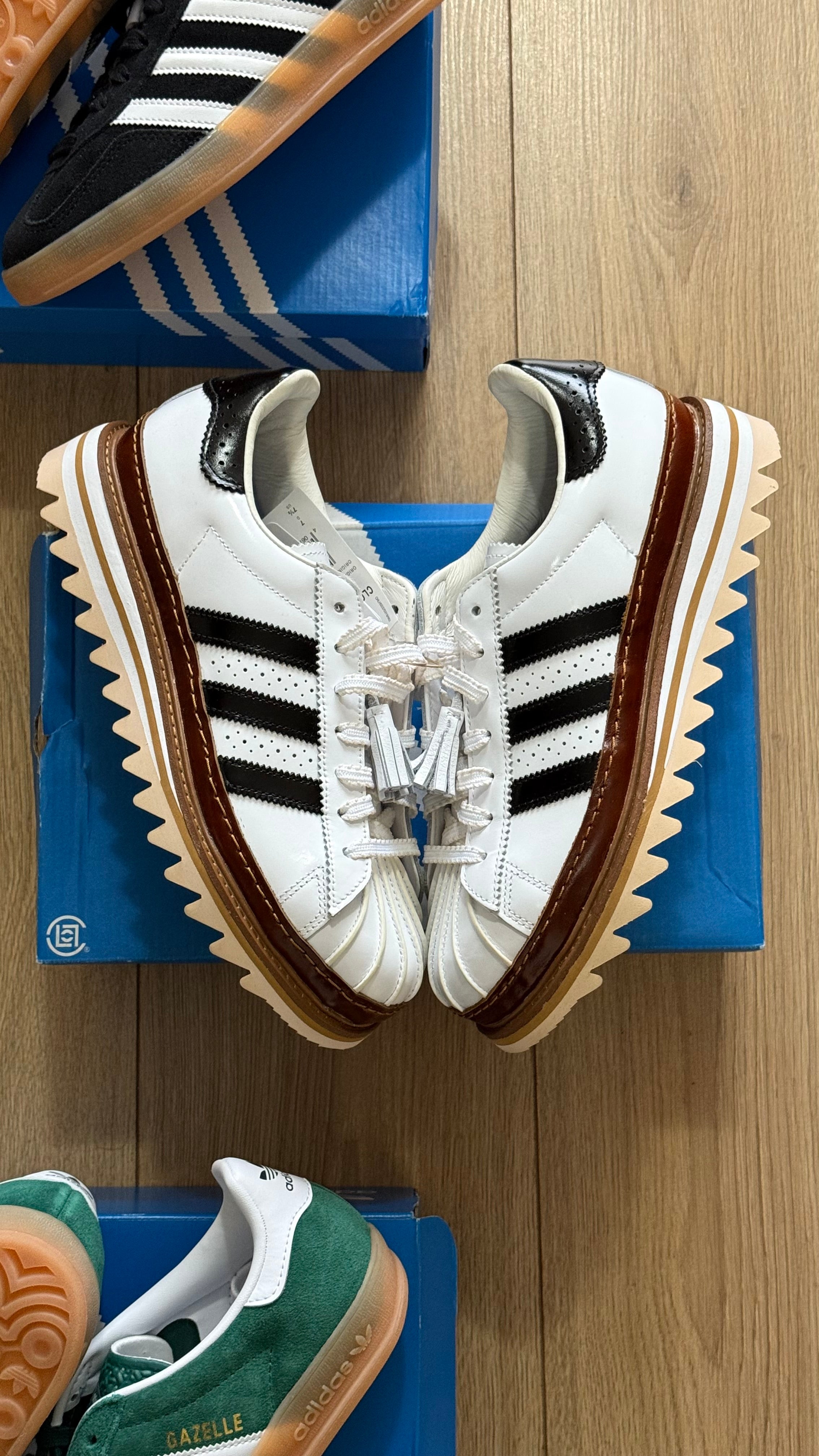 Adidas súper stars x Clot (con caja)