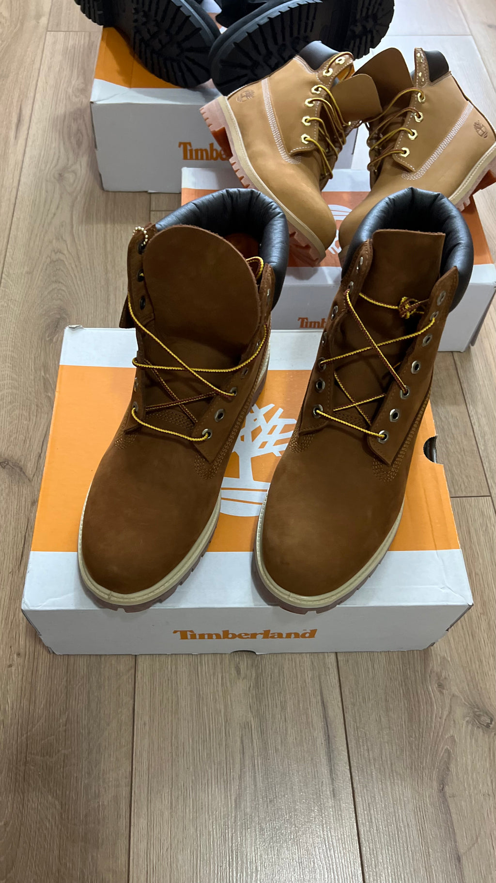 Timberland Premium 6 Inch Rust Nubuck (con caja)