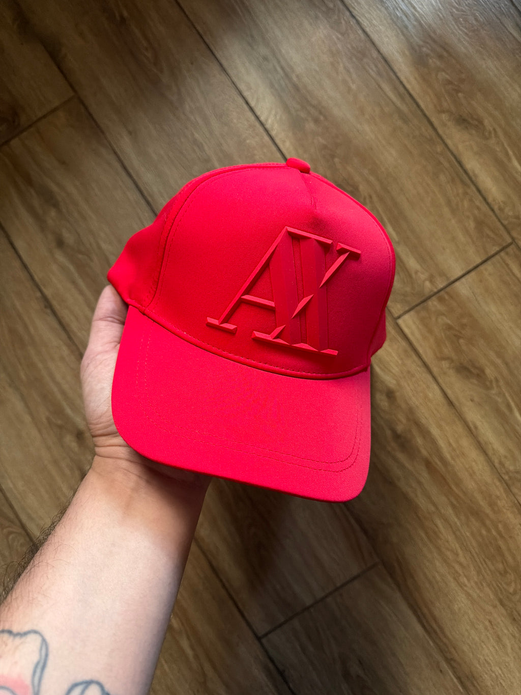 Armani Exchange Baseball Cap Red
