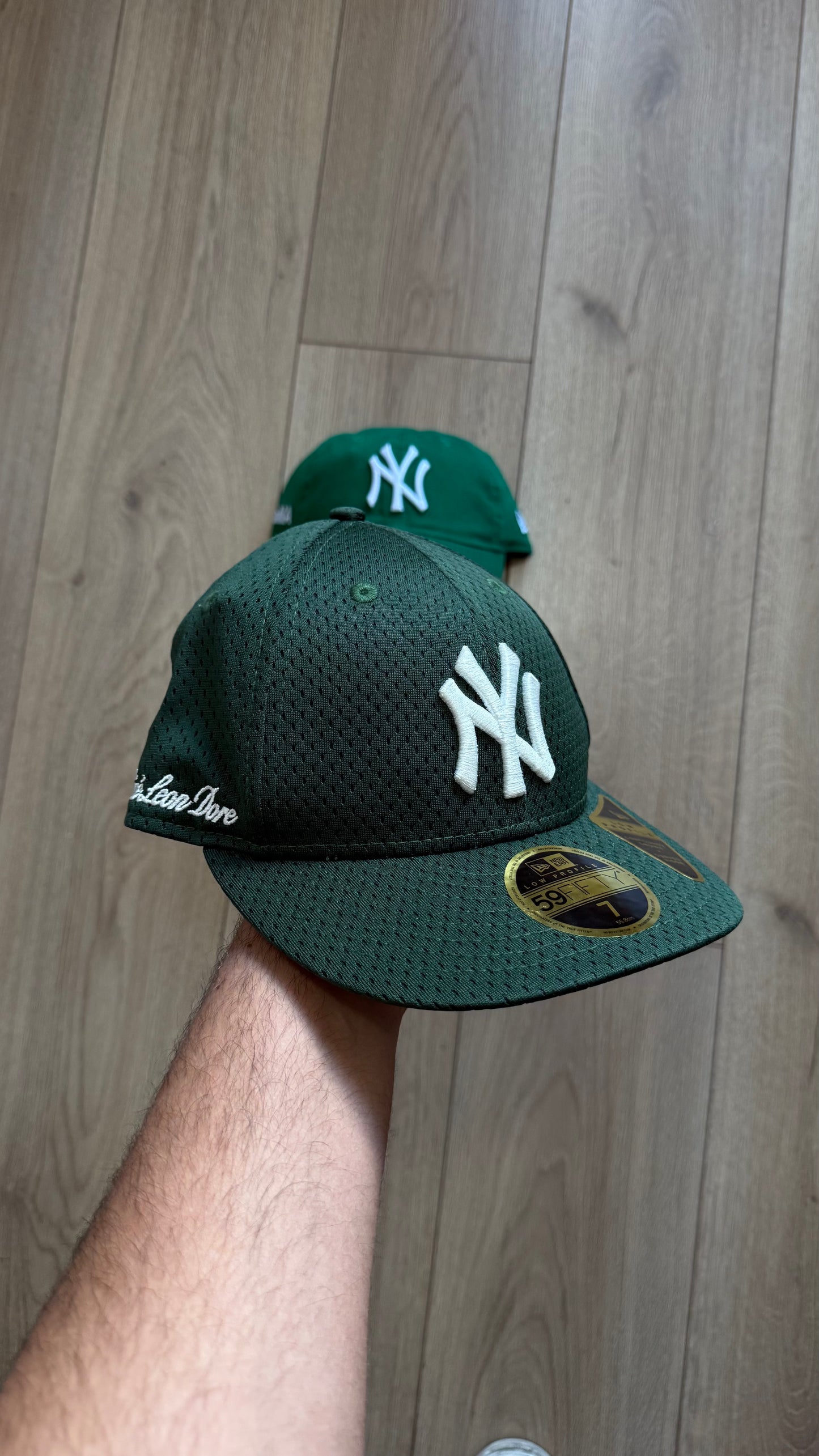 NY Yankees x Aime Leon Dore New Era 59Fifty Mesh Green Hat