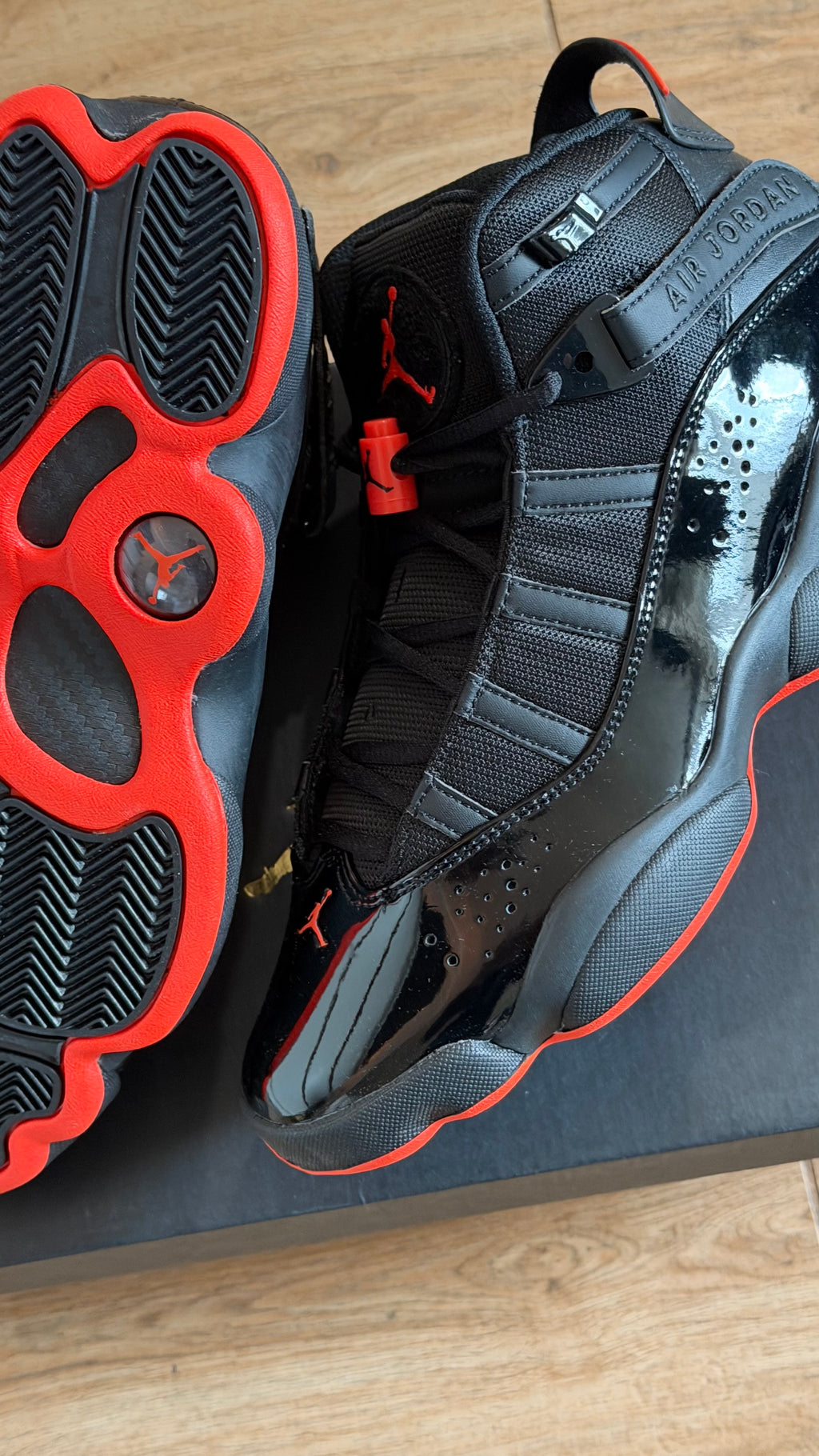 Jordan 6 Rings Black Infrared