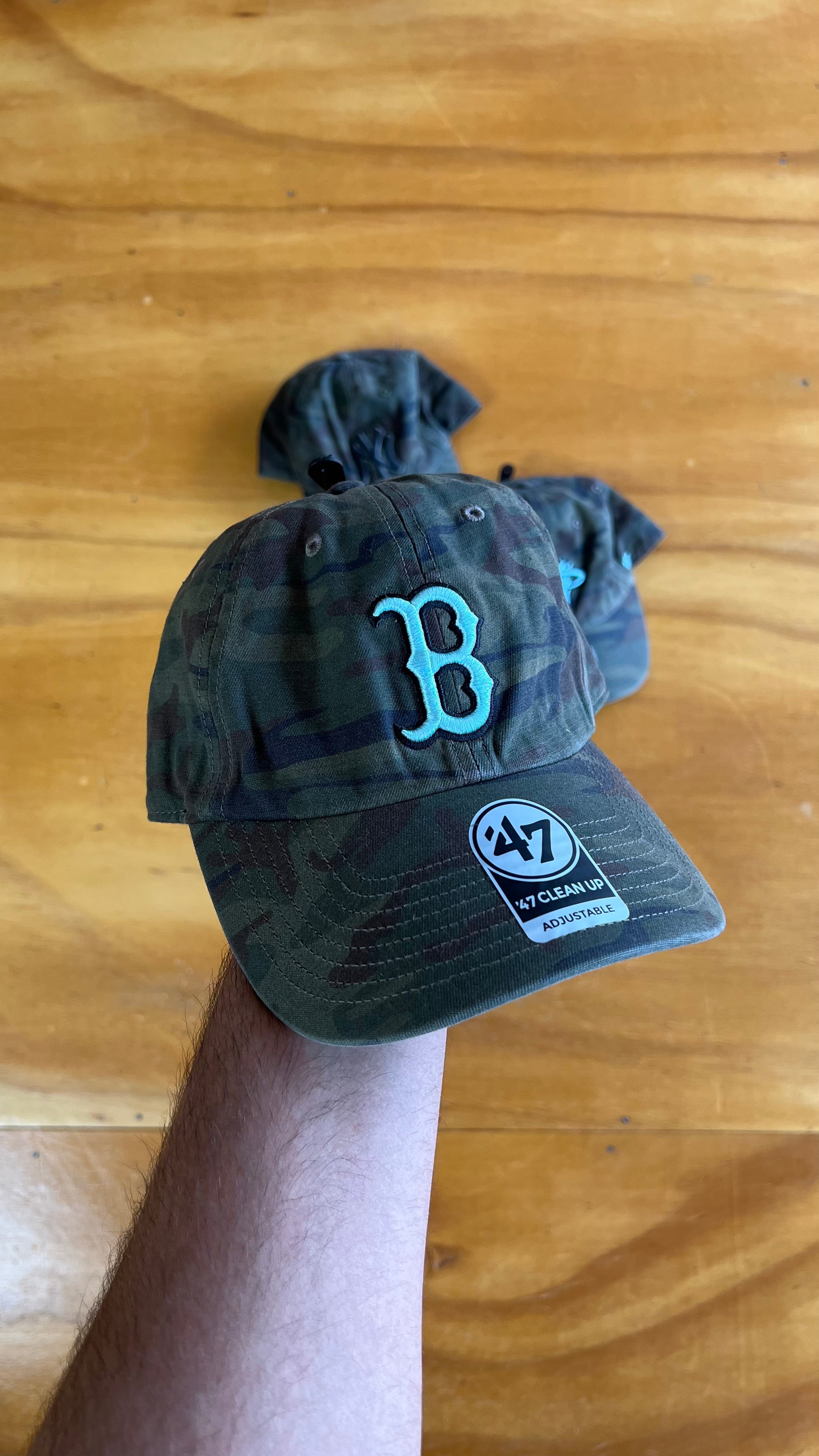 StrapBack 47brand Boston Red Sox Camo