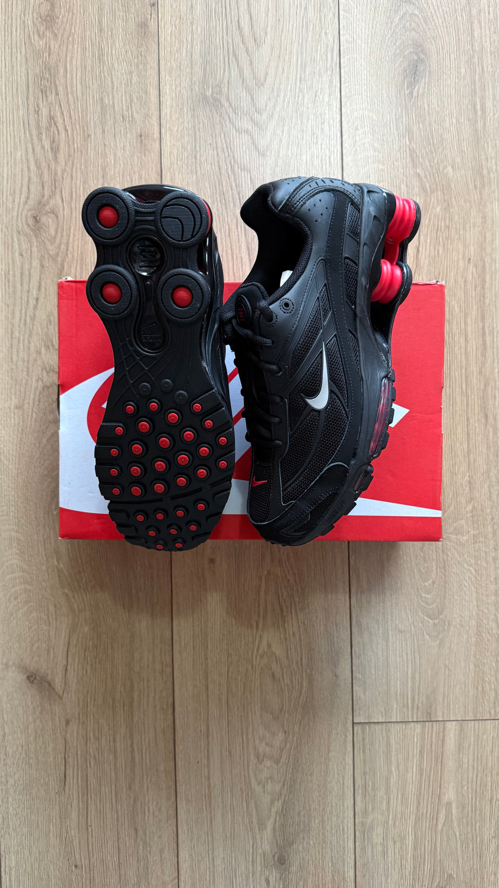 Nike Shox Ride 2 Black University Red