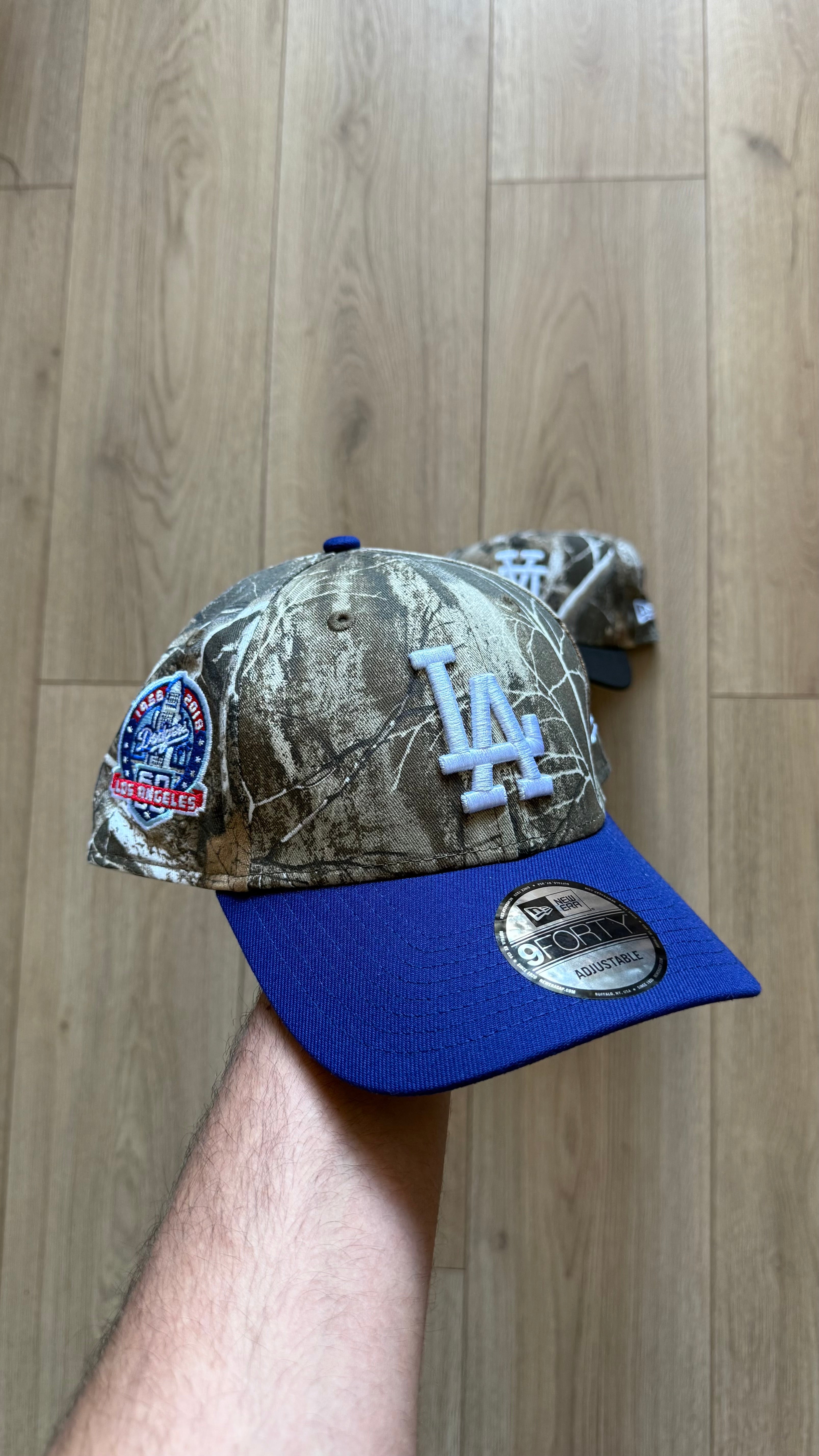 Los Angeles Dodgers New Era MLB 9Forty Camo Blue