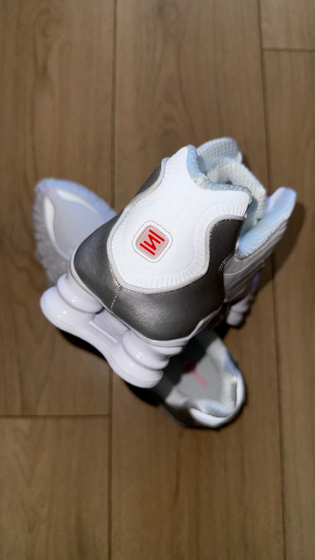 Nike Shox TL White Metallic Silver (No Box)