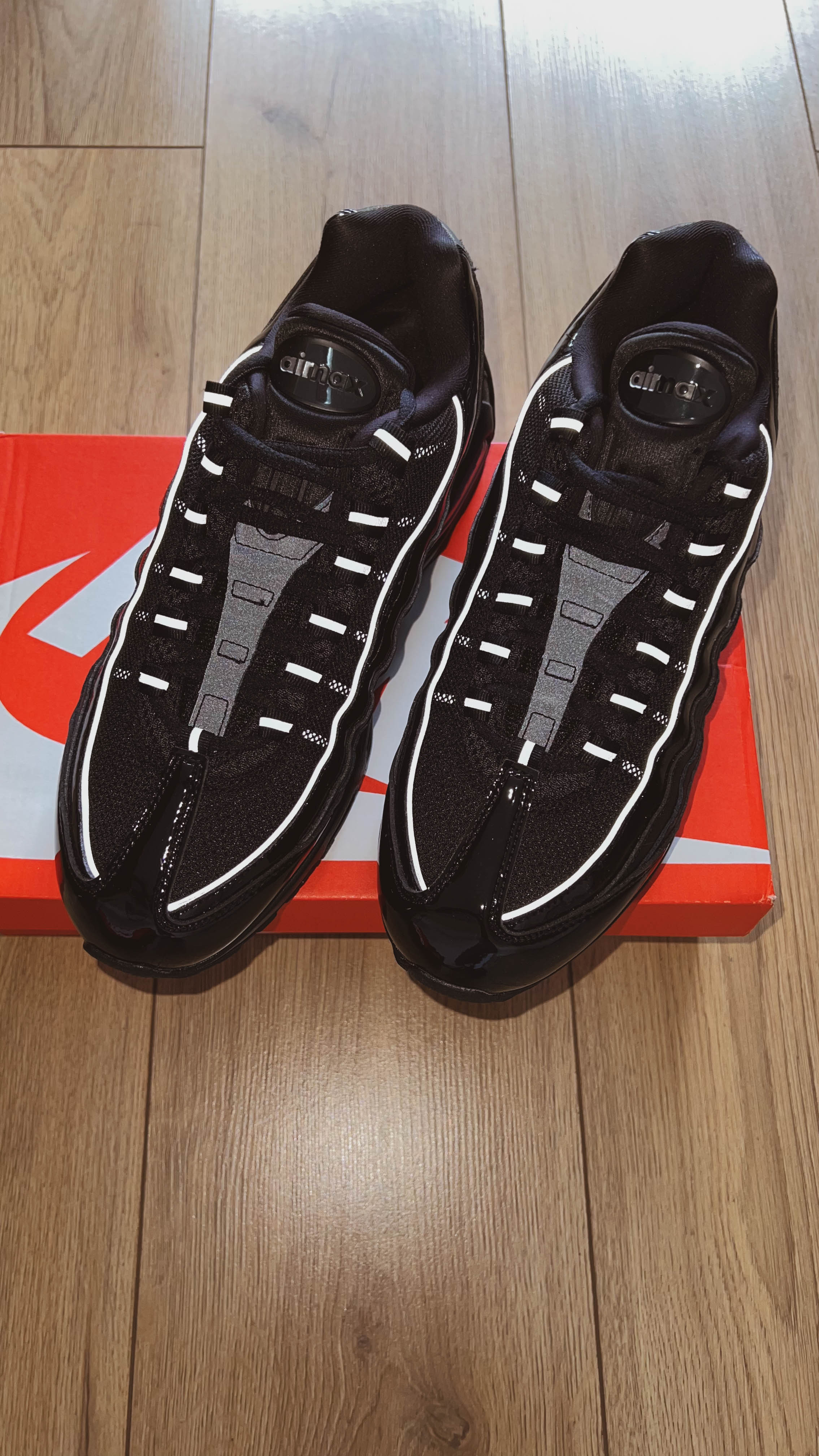 Nike Air Max 95 Big Bubble Black Patent (Women's) (con caja)