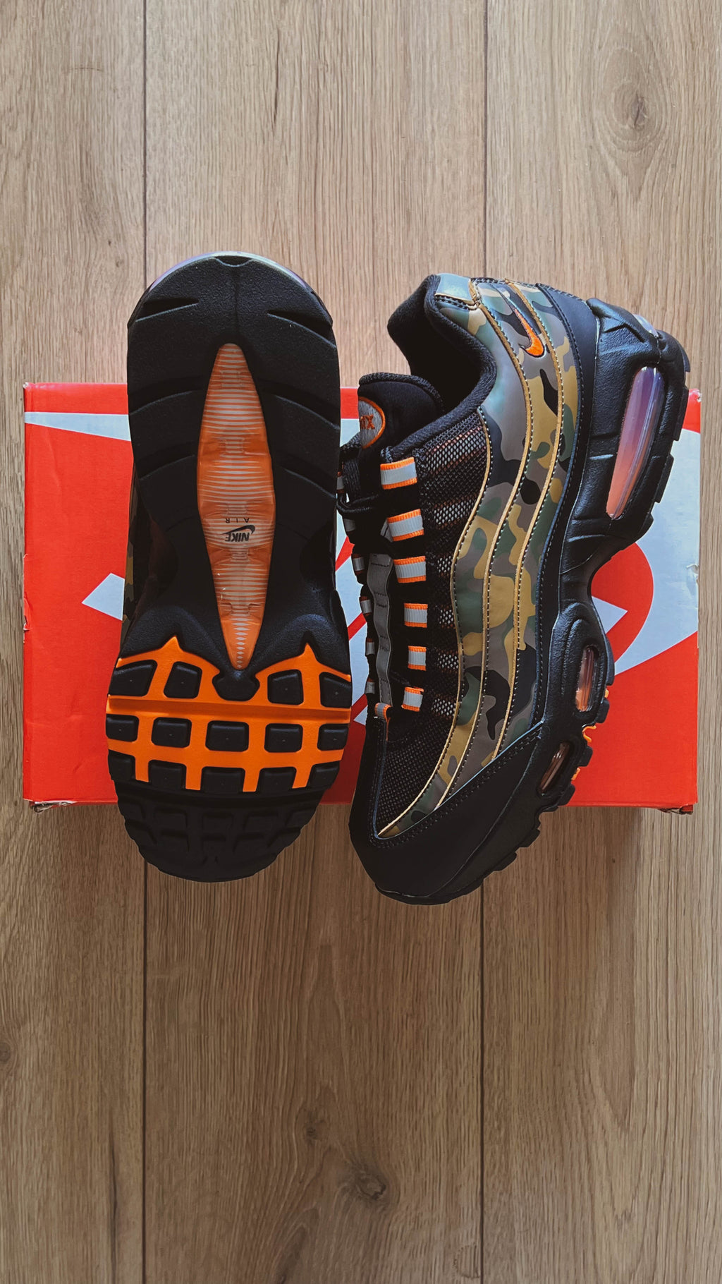 Nike Air Max 95 Safety Orange Camo (con caja)