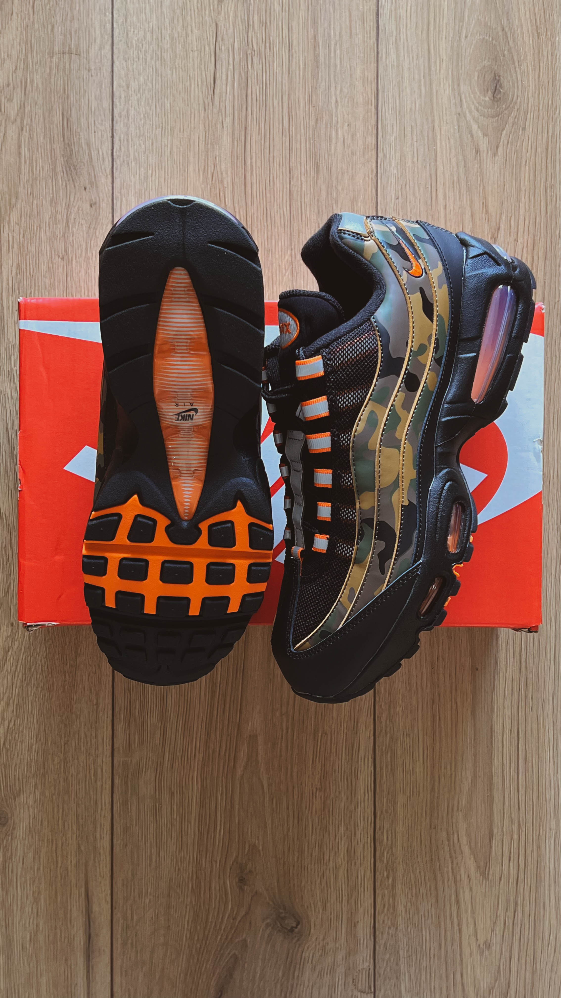 Nike Air Max 95 Safety Orange Camo (con caja)