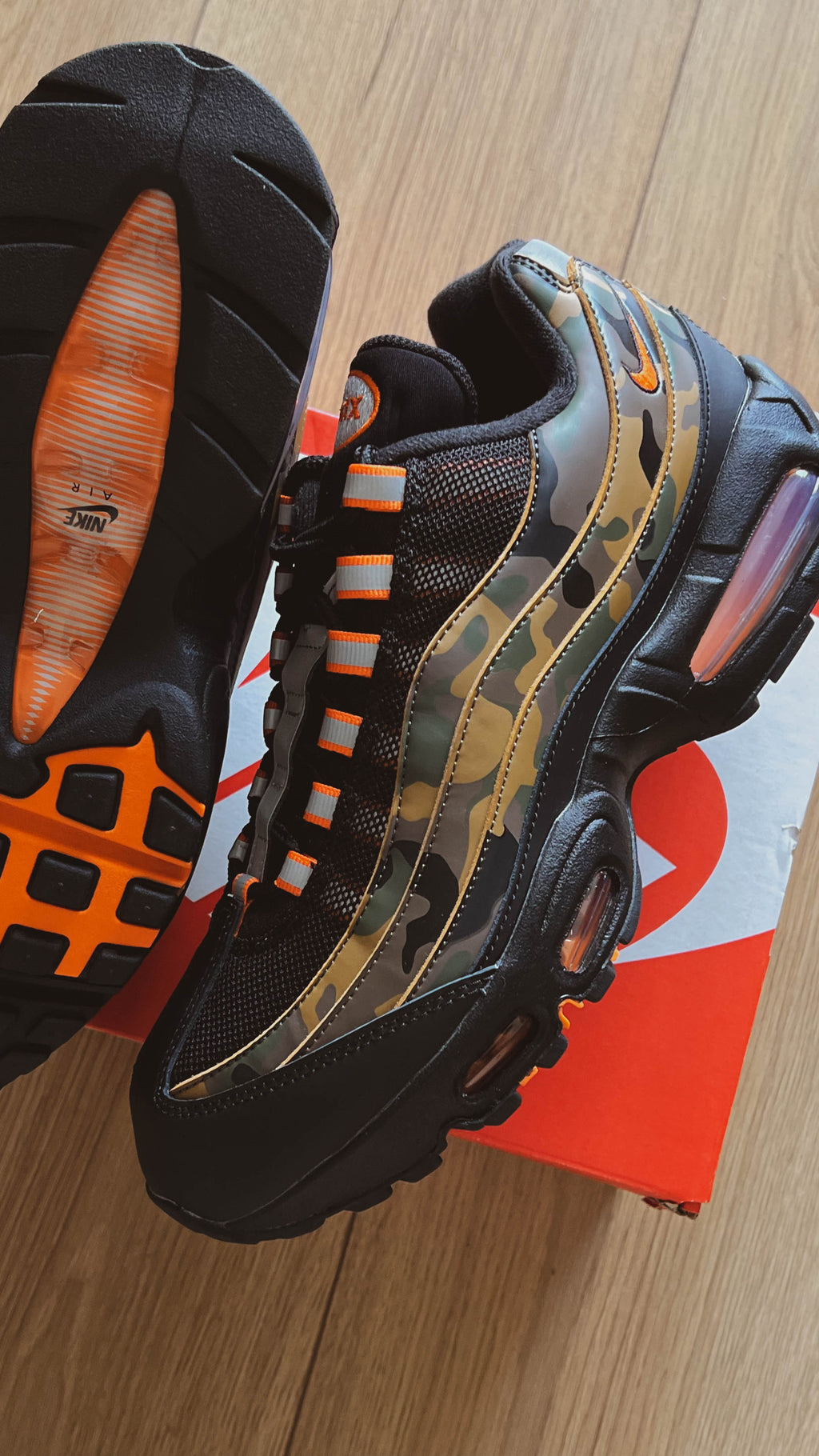 Nike Air Max 95 Safety Orange Camo (con caja)