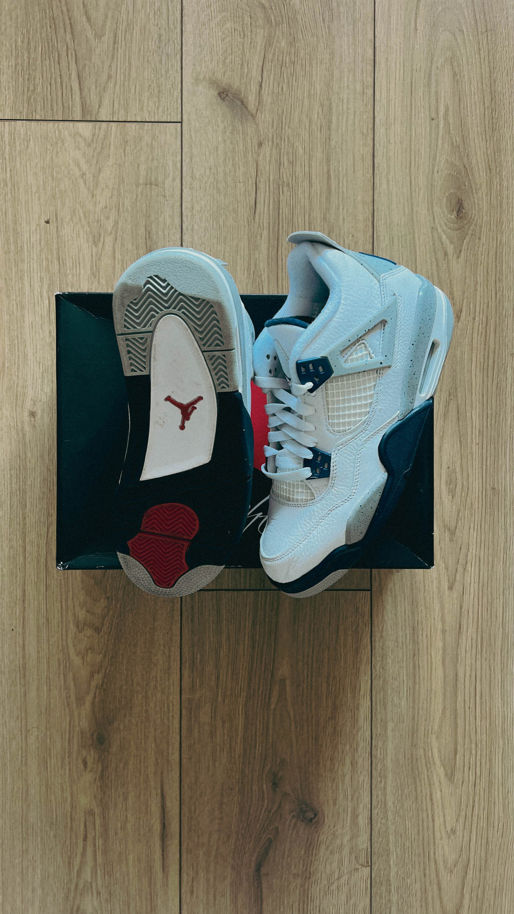 Jordan retro 4 Midnight navy (con caja)