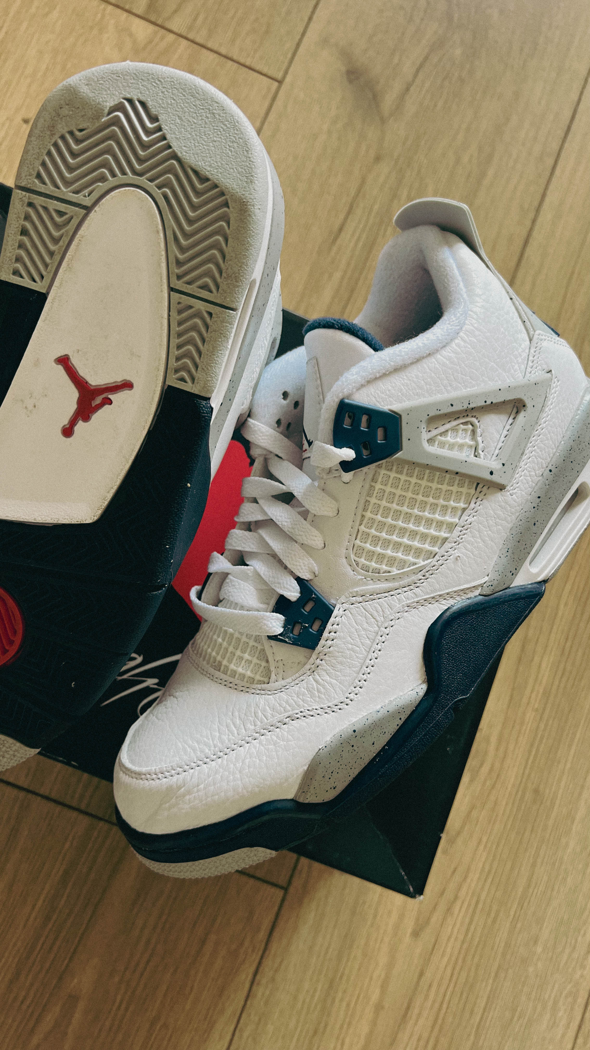 Jordan retro 4 Midnight navy (con caja)