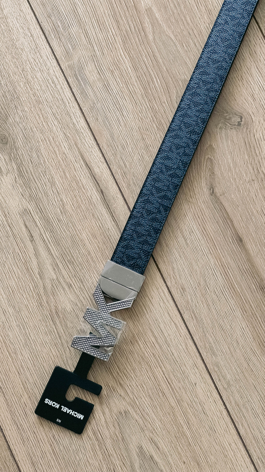 Cinturón MK Monogram Reversible Blue Navy