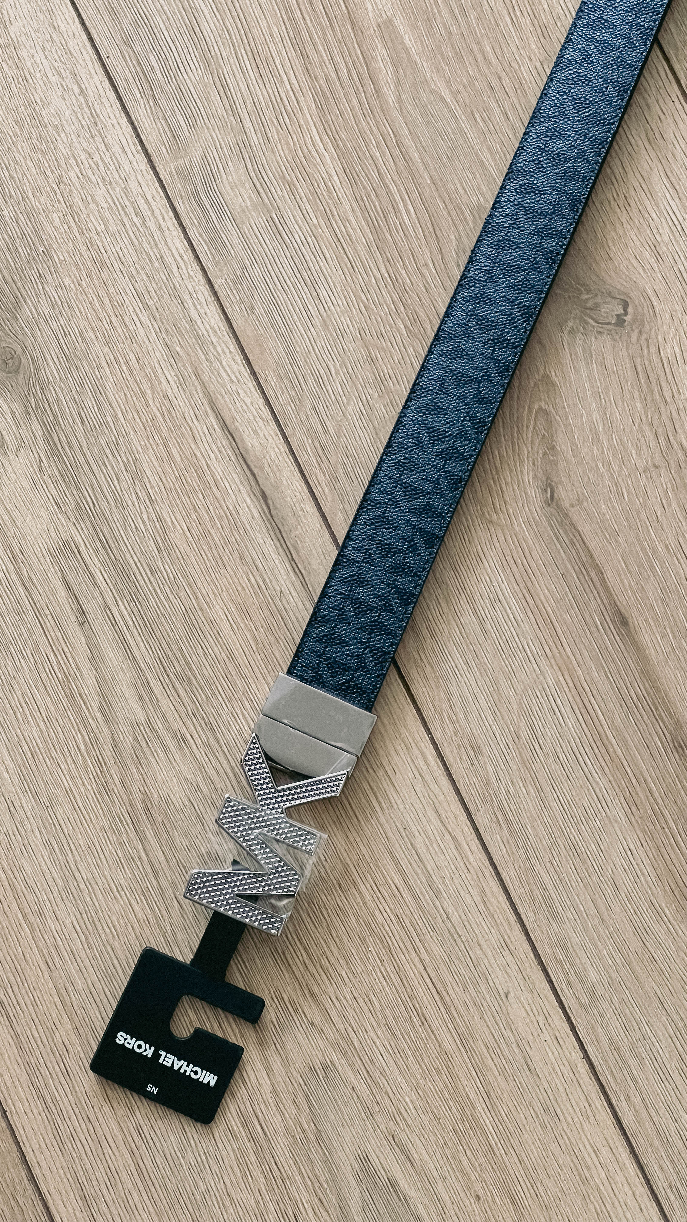 Cinturón MK Monogram Reversible Blue Navy