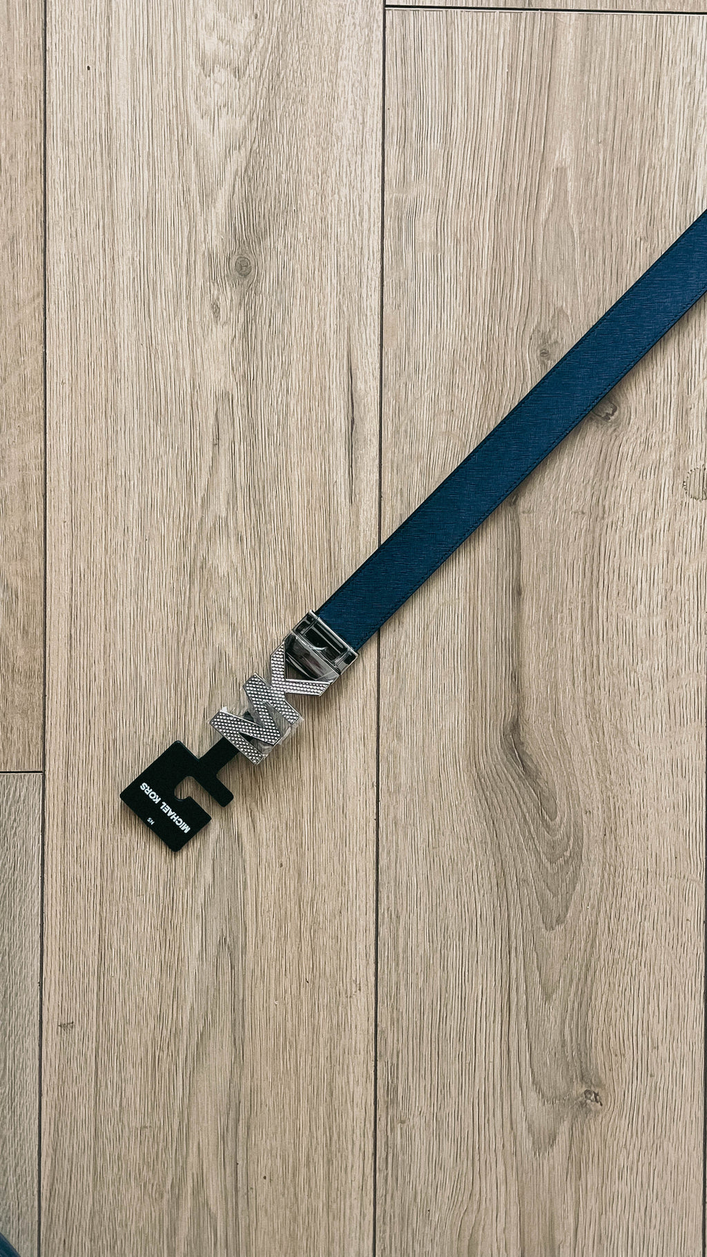 Cinturón MK Monogram Reversible Blue Navy