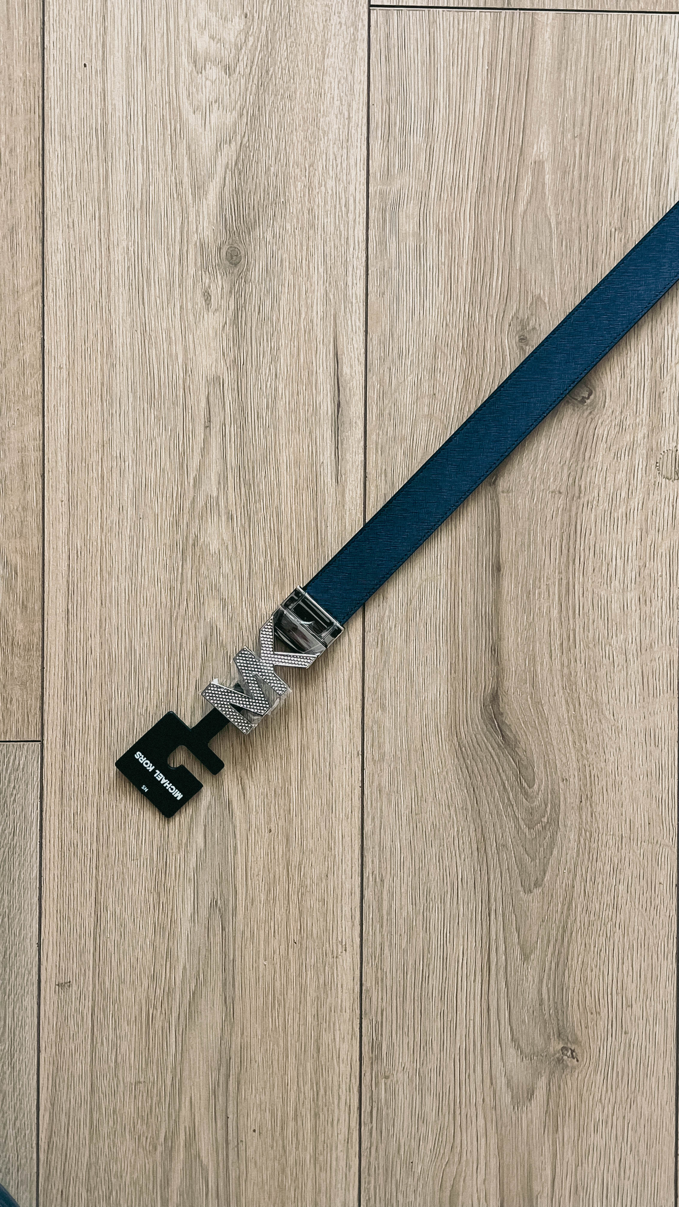 Cinturón MK Monogram Reversible Blue Navy
