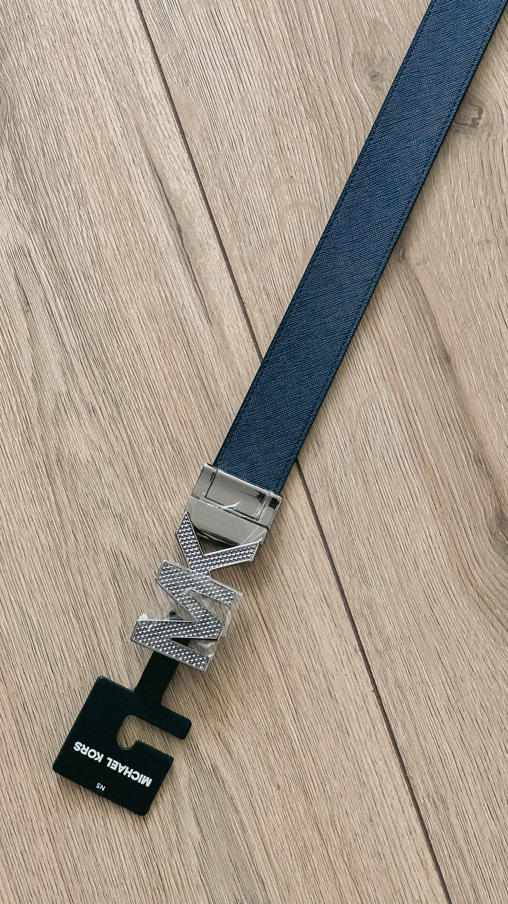 Cinturón MK Monogram Reversible Blue Navy