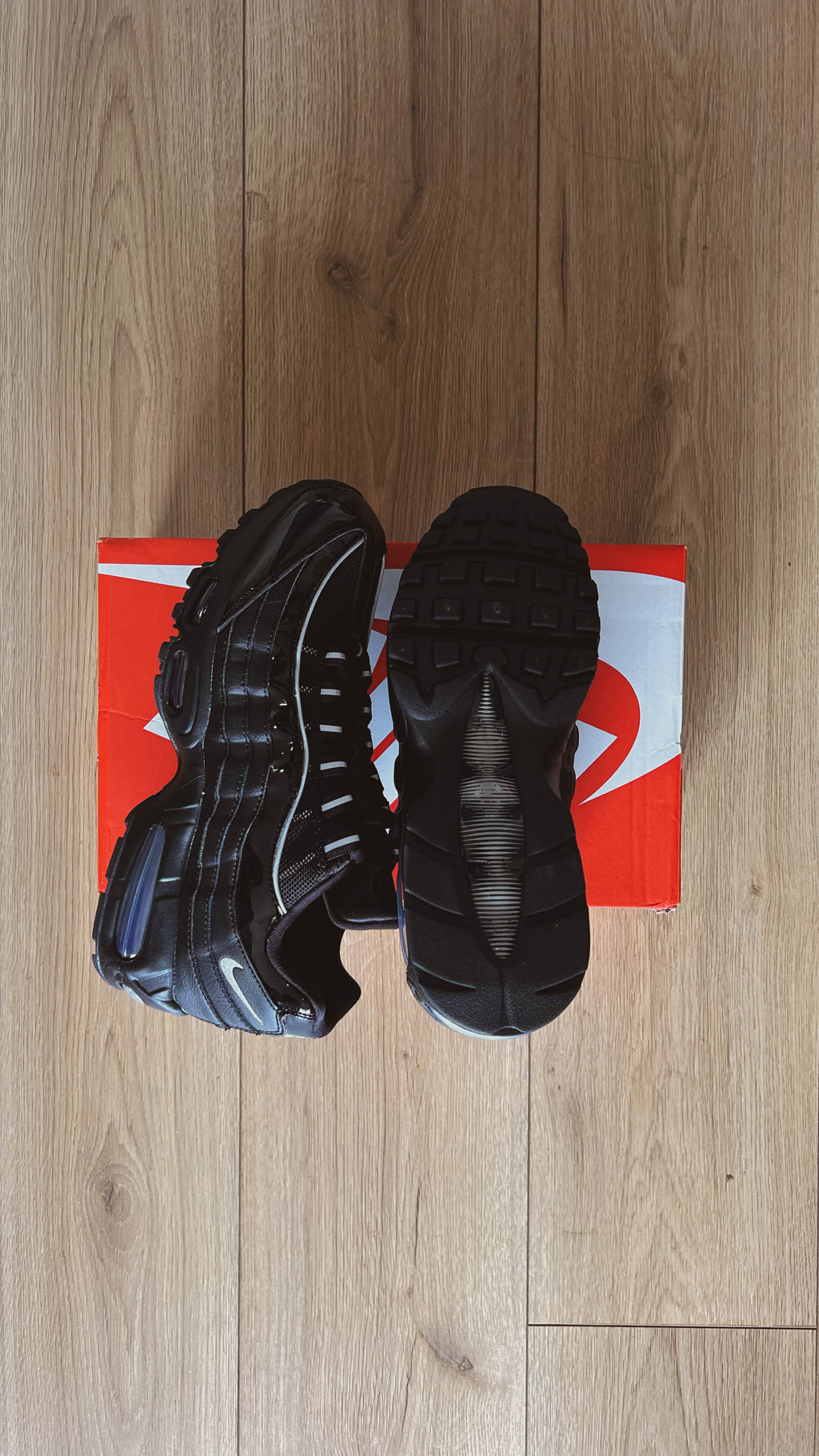 Nike Air Max 95 Big Bubble Black Patent (Women's) (con caja)