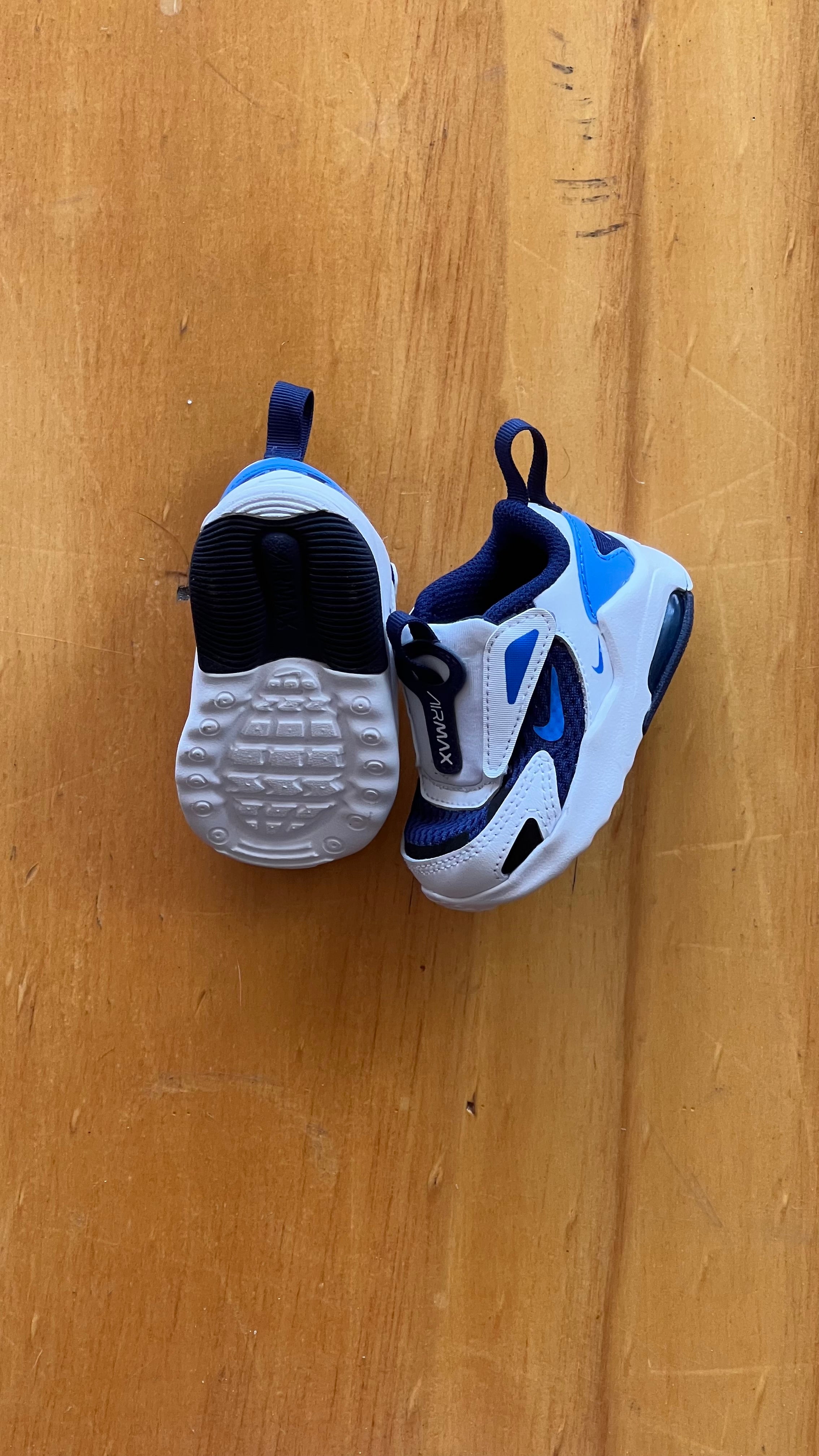 Nike Air Max Bolt White/Blue Niño
