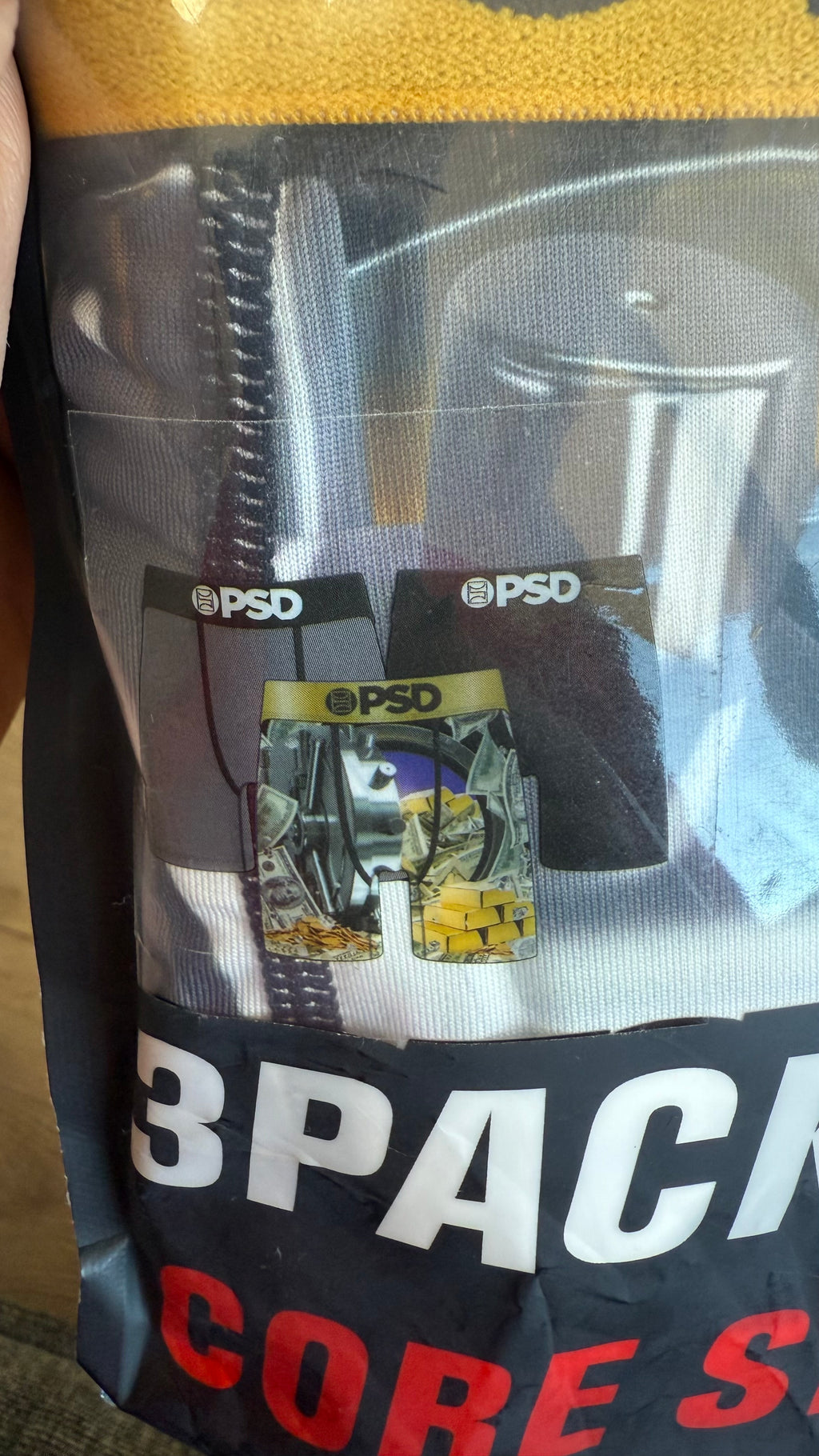 Pack de 3 Boxers PSD - Gold Ingot