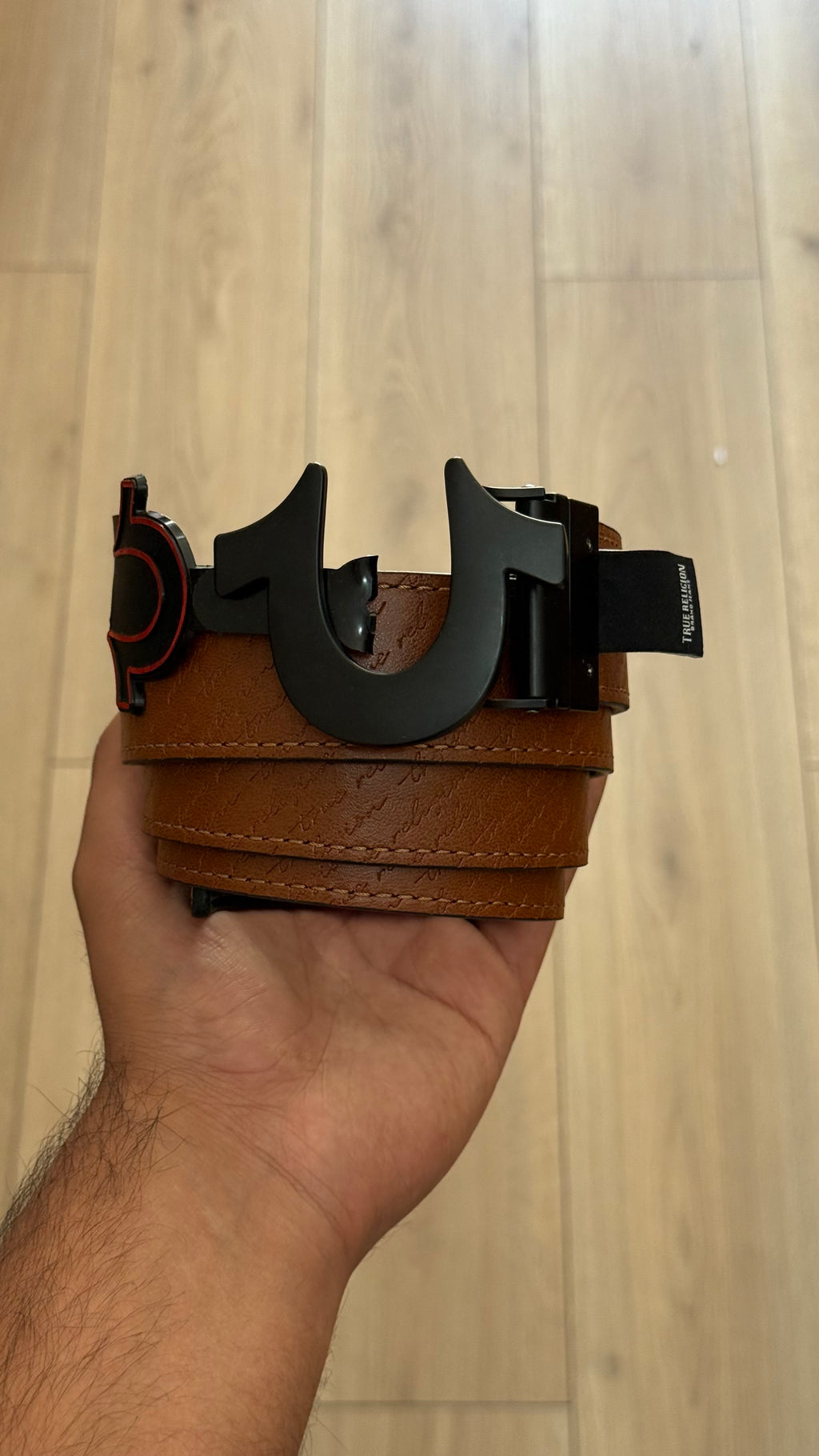 Cinturón True Religion Black/Brown Reversible