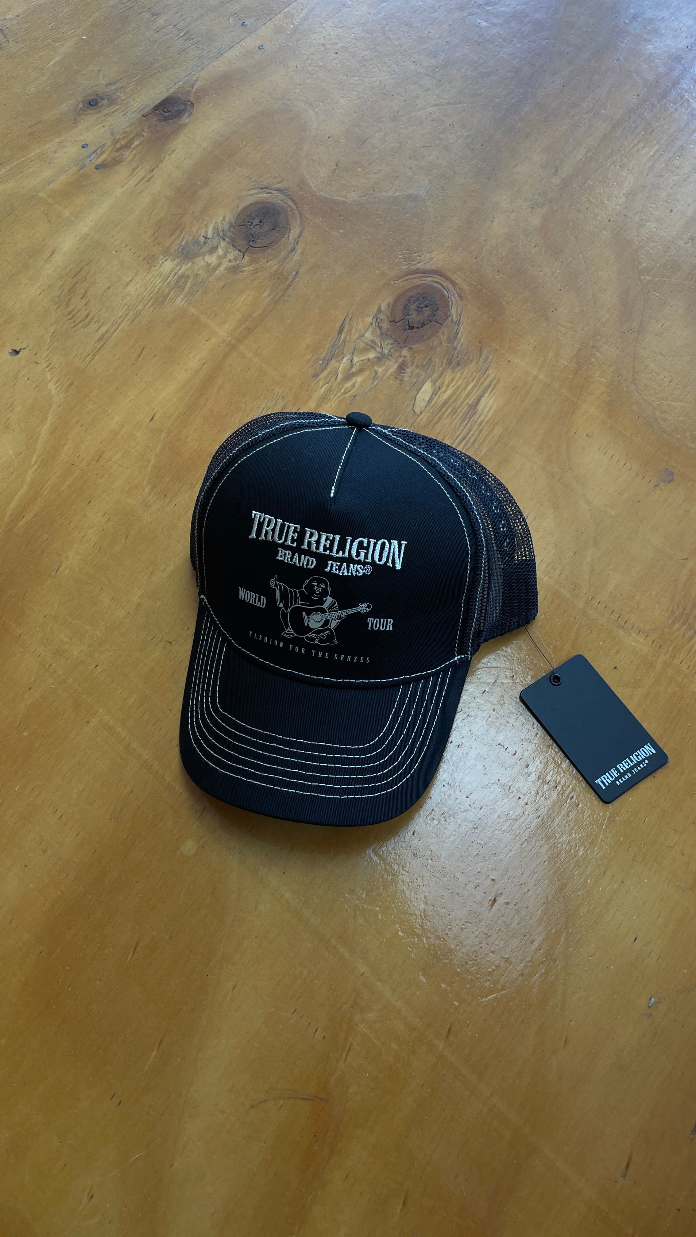 True Religion Buddha Logo Trucker
