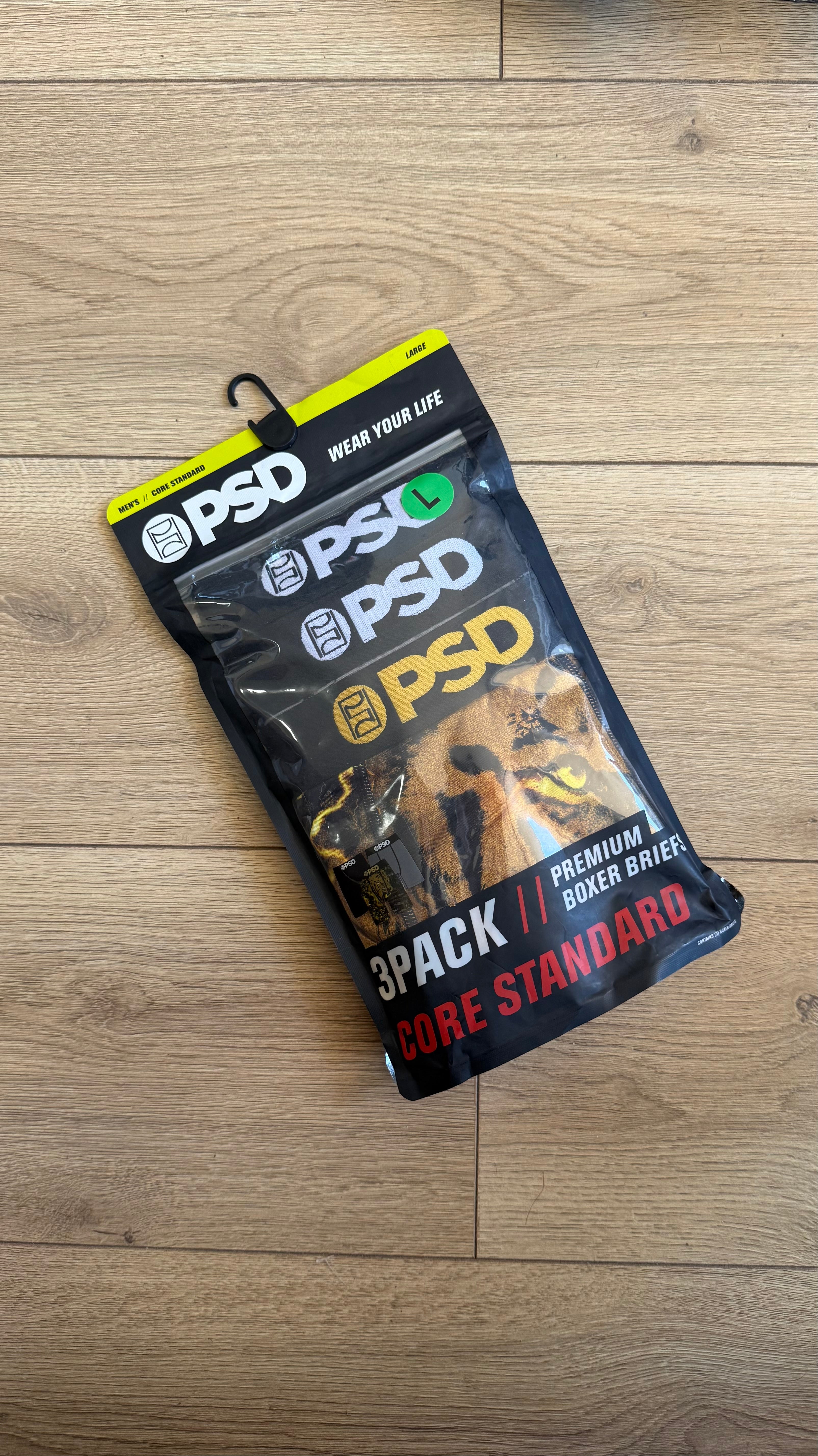 Pack de 3 Boxers PSD - Yellow Tiger