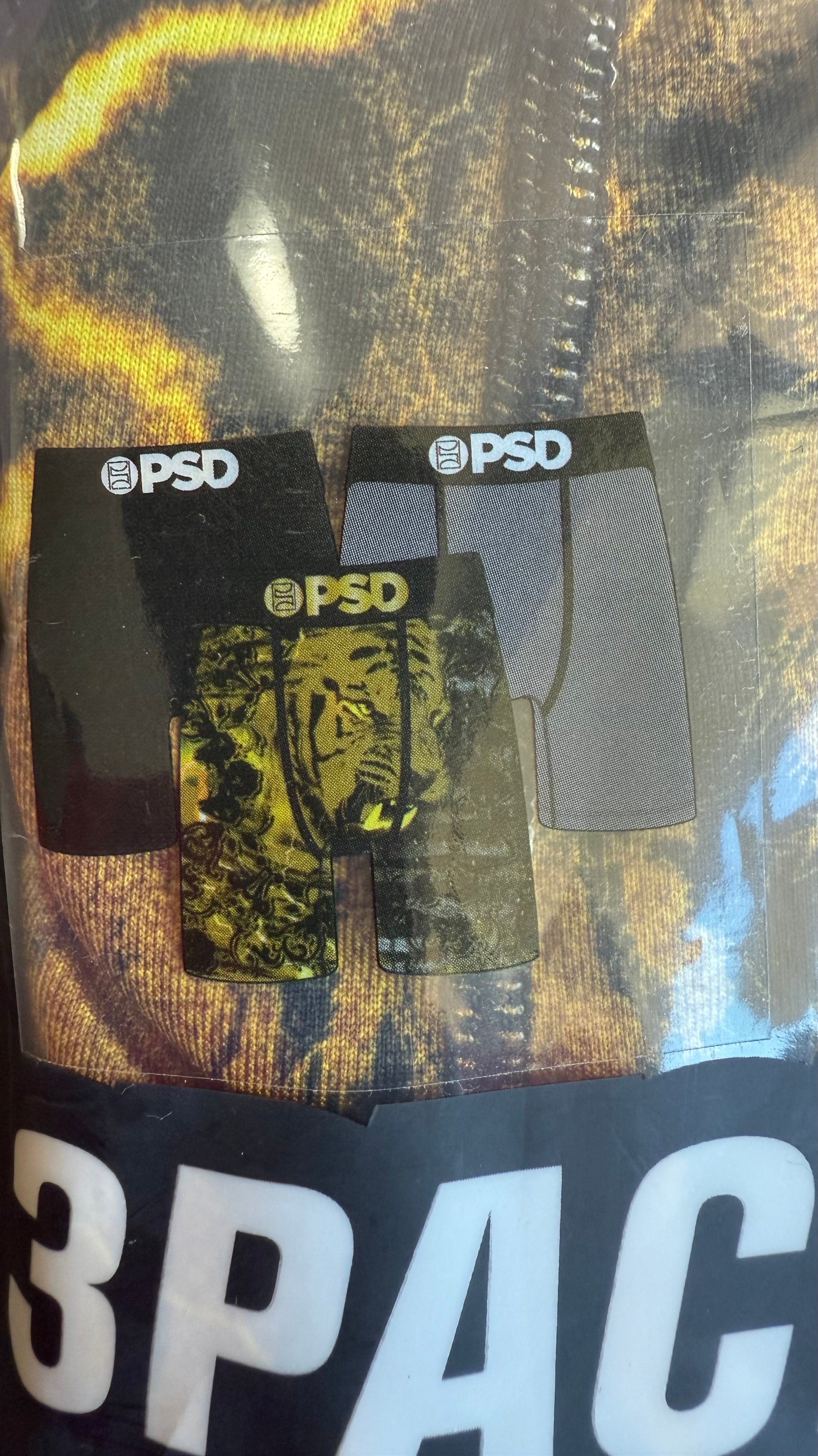 Pack de 3 Boxers PSD - Yellow Tiger