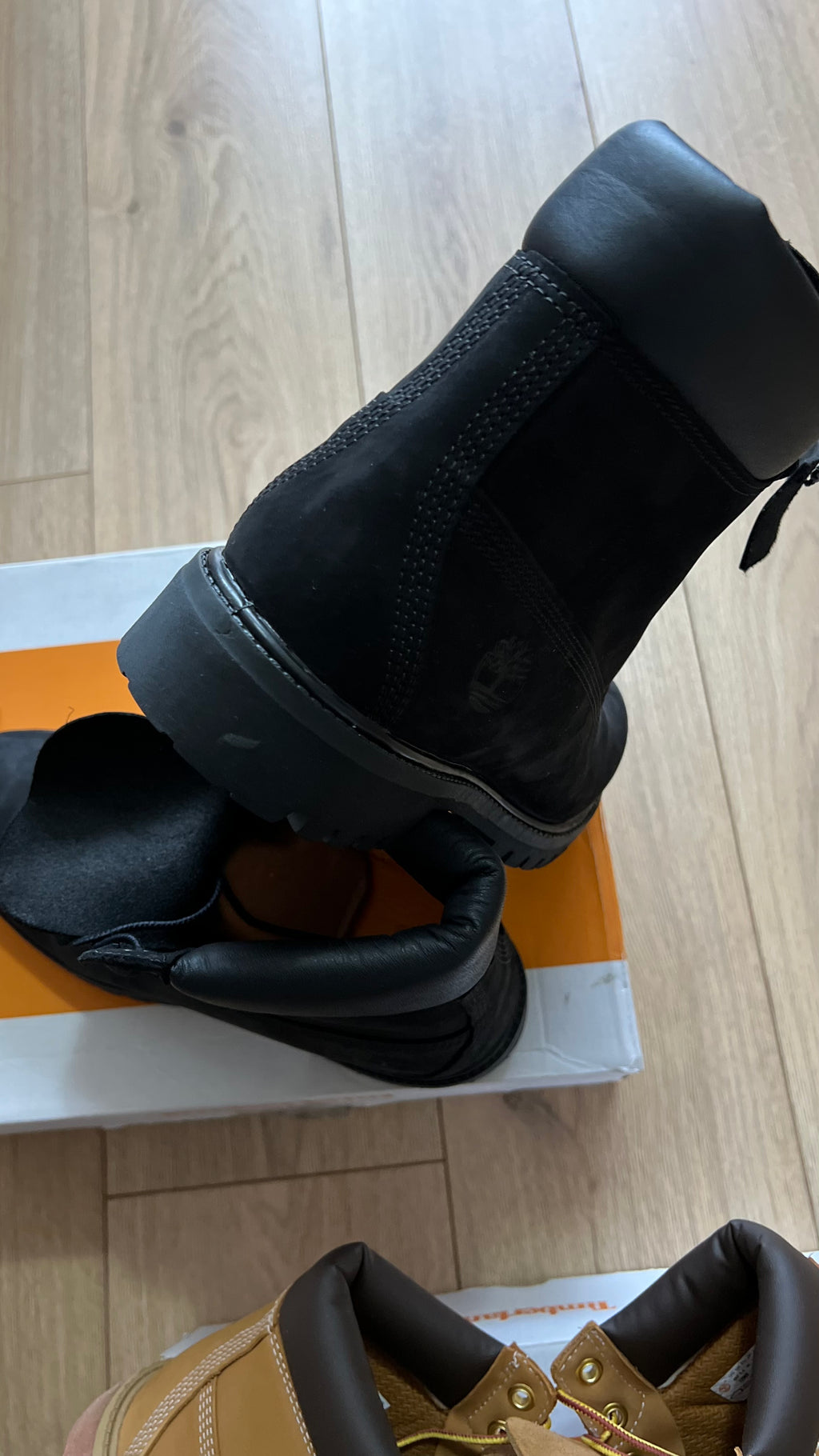 Timberland Premium 6 Inch Black Nubuck (con caja)