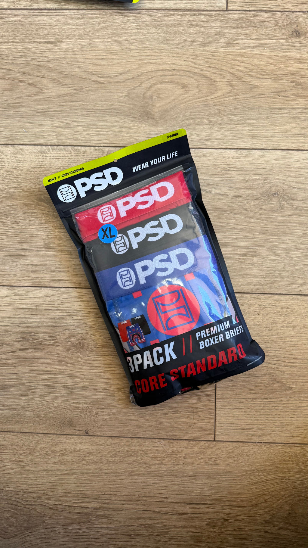 Pack de 3 Boxers PSD - Warface Blue/Red