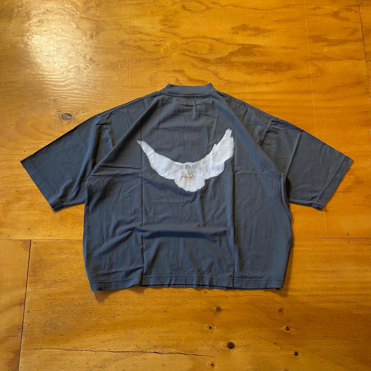Yeezy Gap x Balenciaga Dove Padded Heavy Fleece Men's tee black Gray