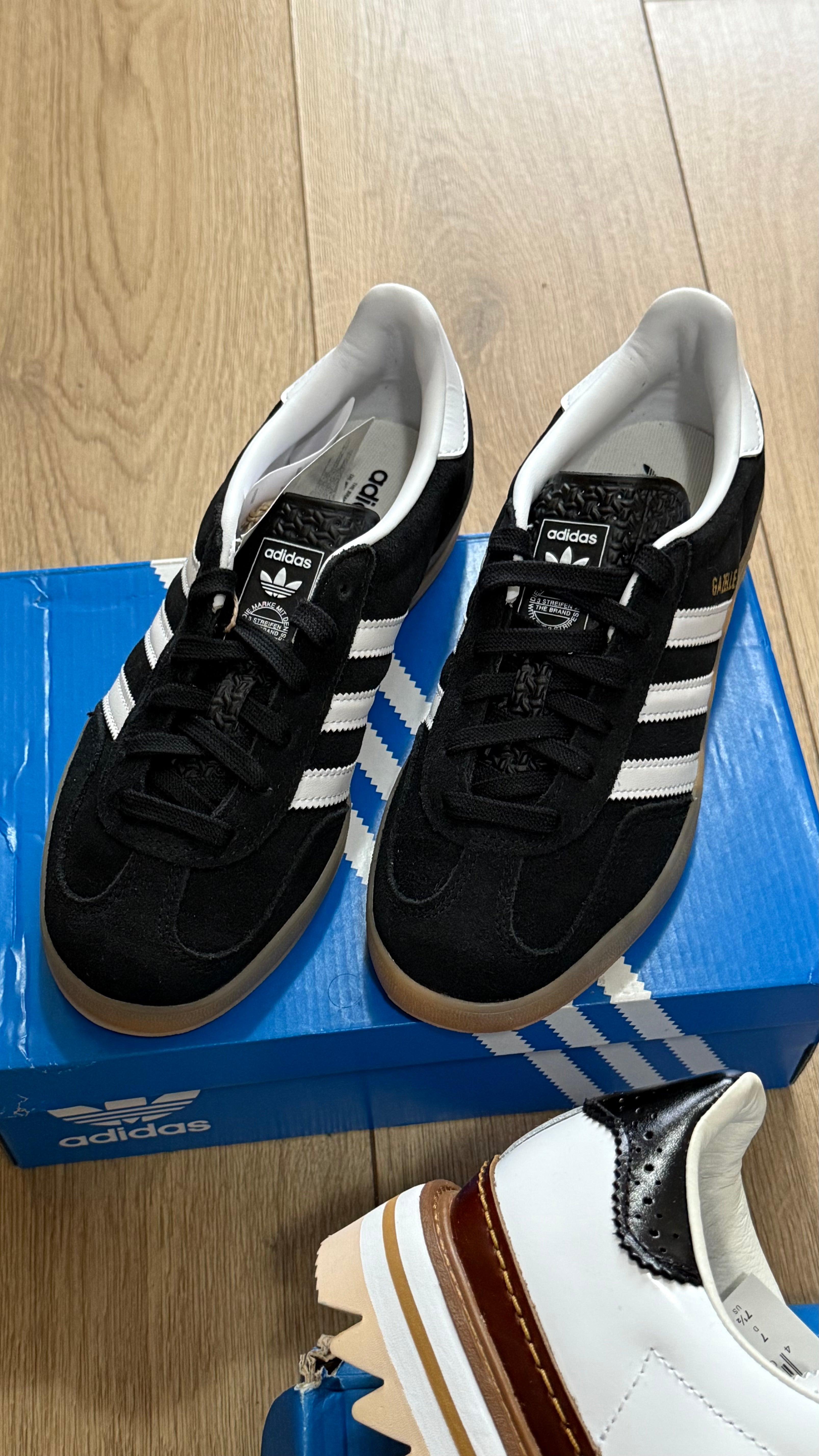 Adidas gazelle indoor black (con caja)