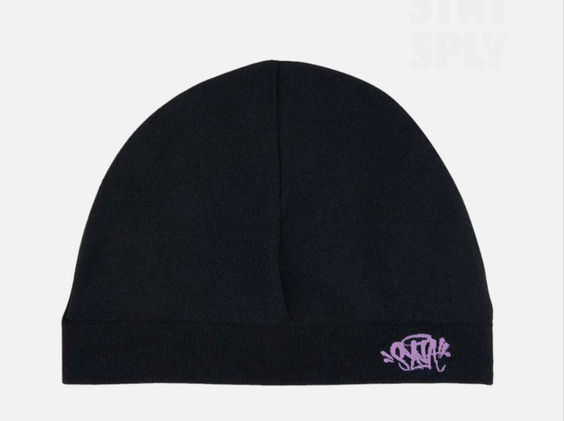 SYNAWORLD SYNA 'DECATHLONK' SKULL BEANIE (Black)