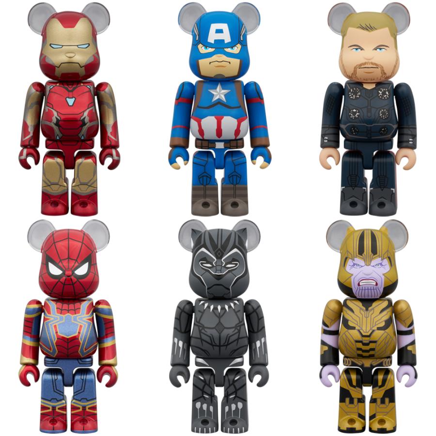 Bearbrick Chase Marvel Infinity Saga.