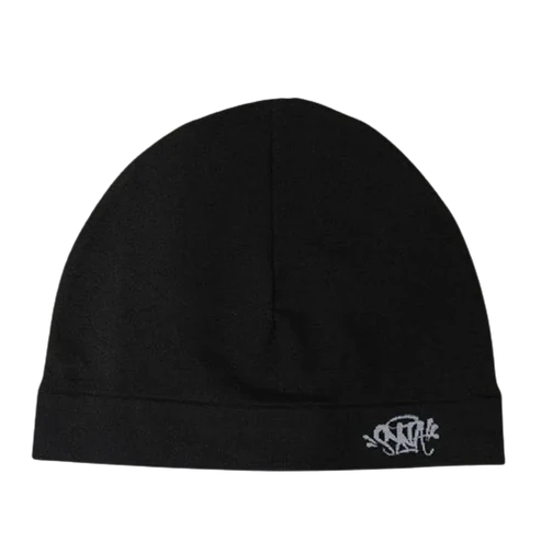 SYNAWORLD SYNA 'DECATHLONK' SKULL BEANIE (BLACK)