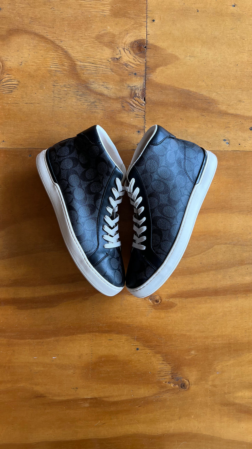 Coach clip high top black