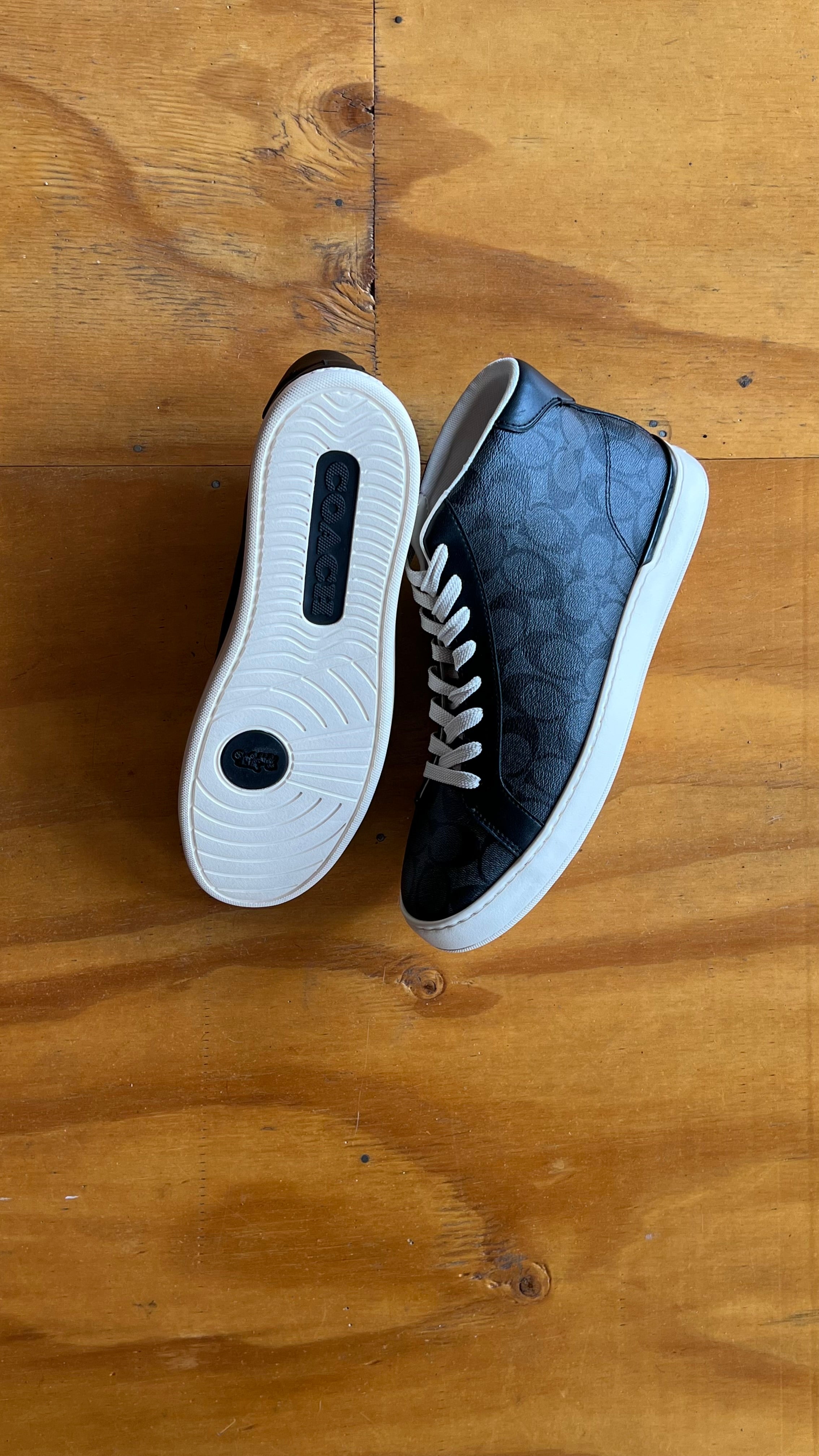 Coach clip high top black