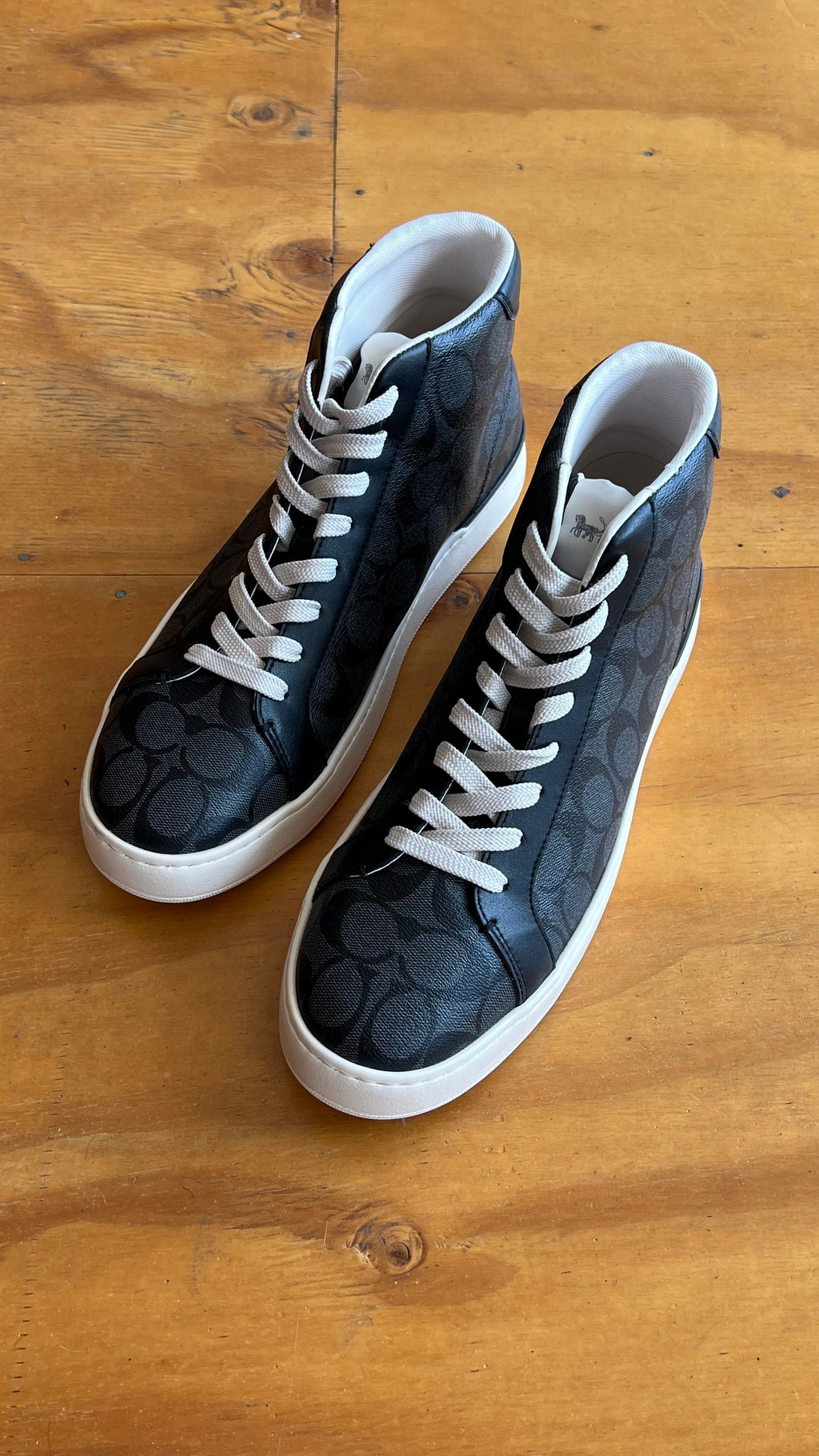 Coach clip high top black