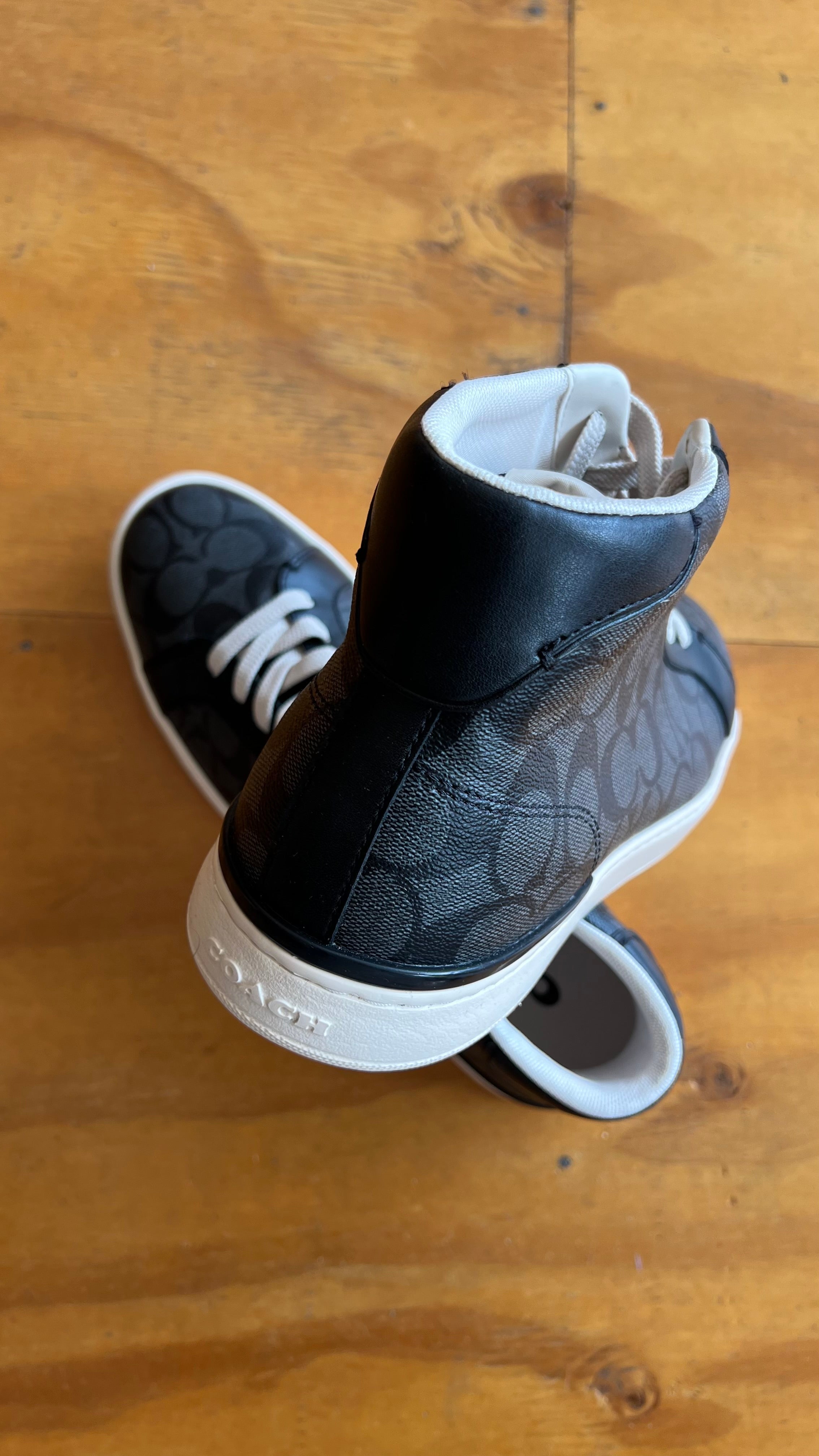 Coach clip high top black