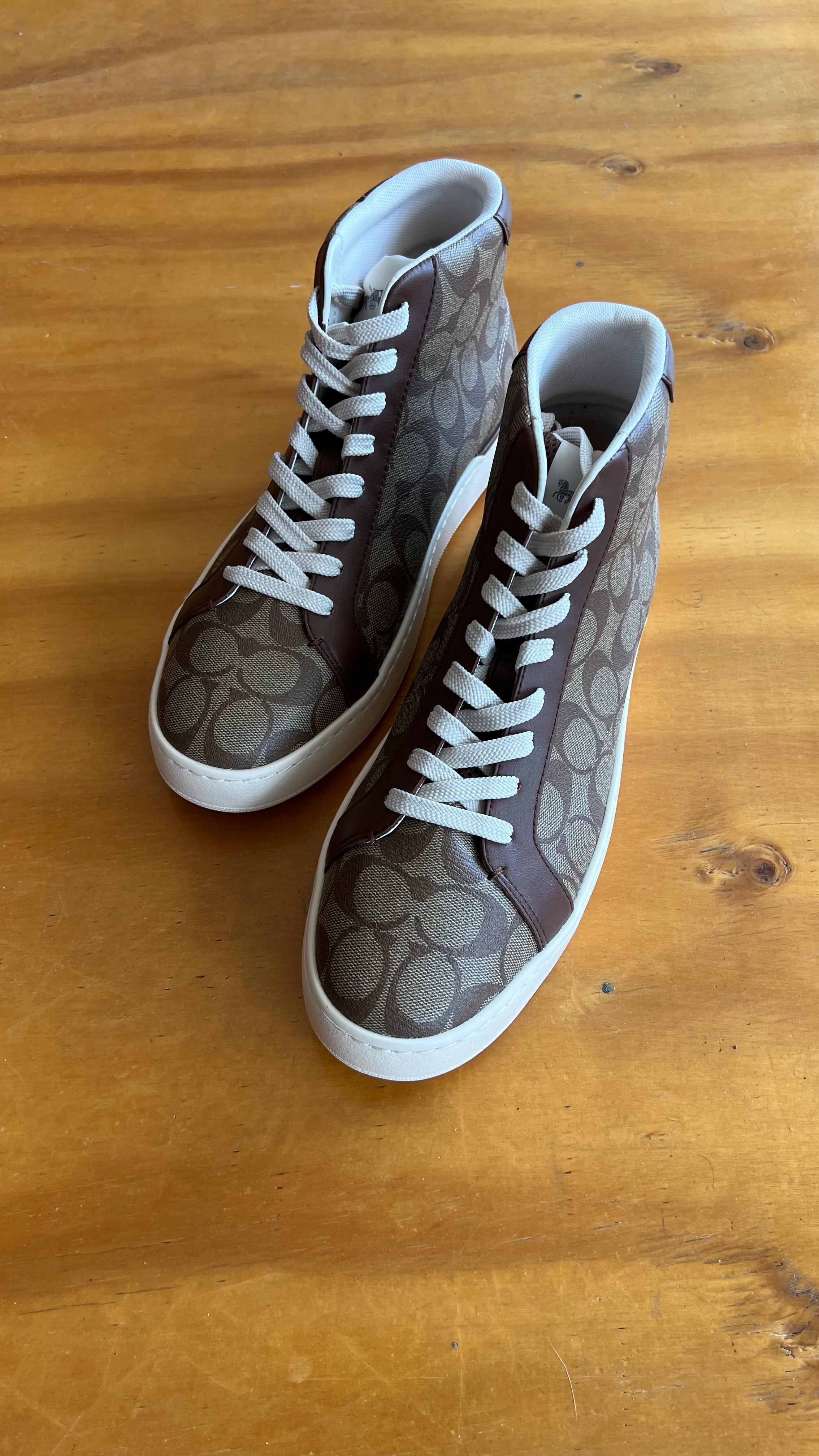 Coach clip high top khaki