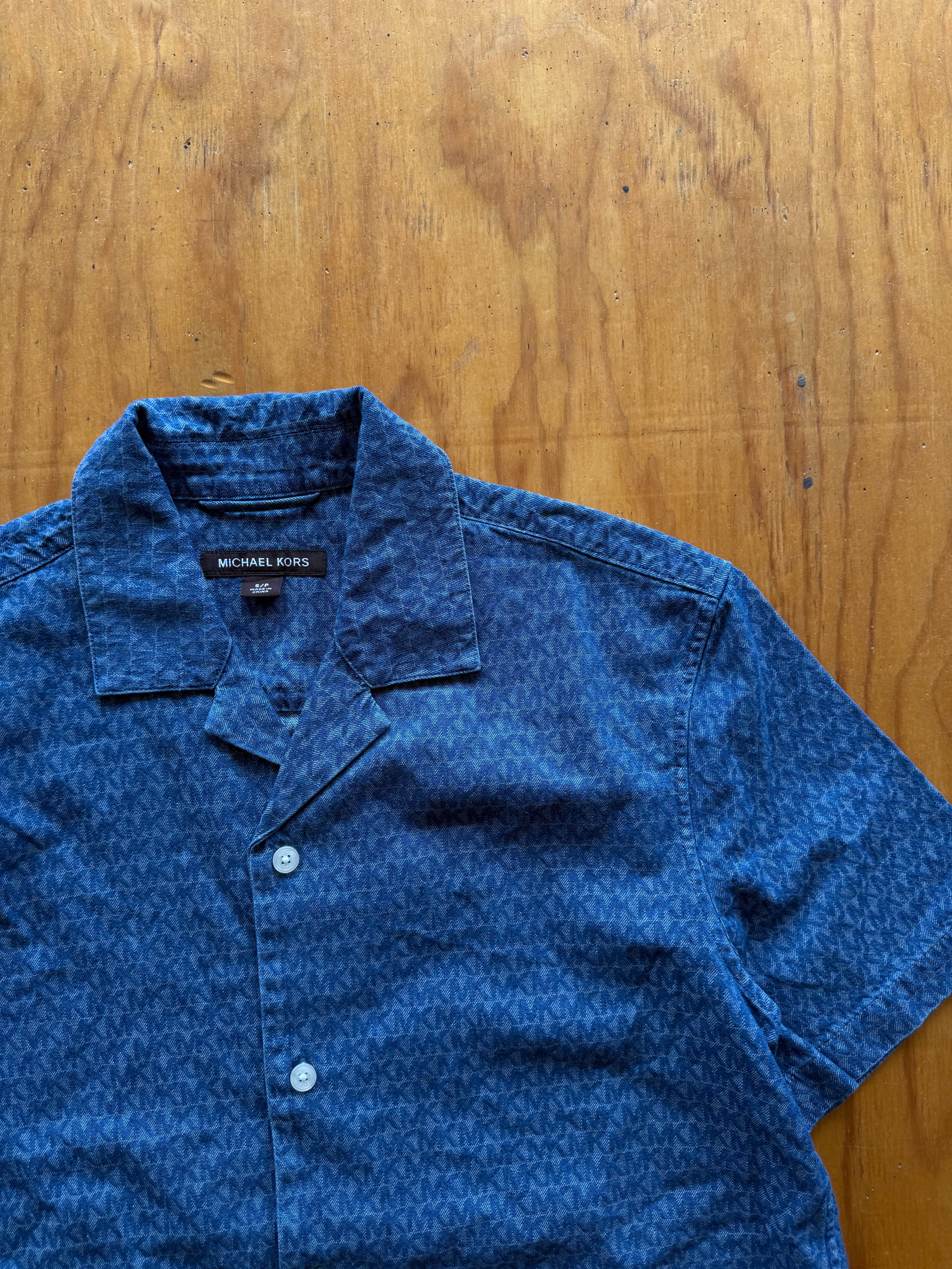 camisa Denim multilogo Michael kors