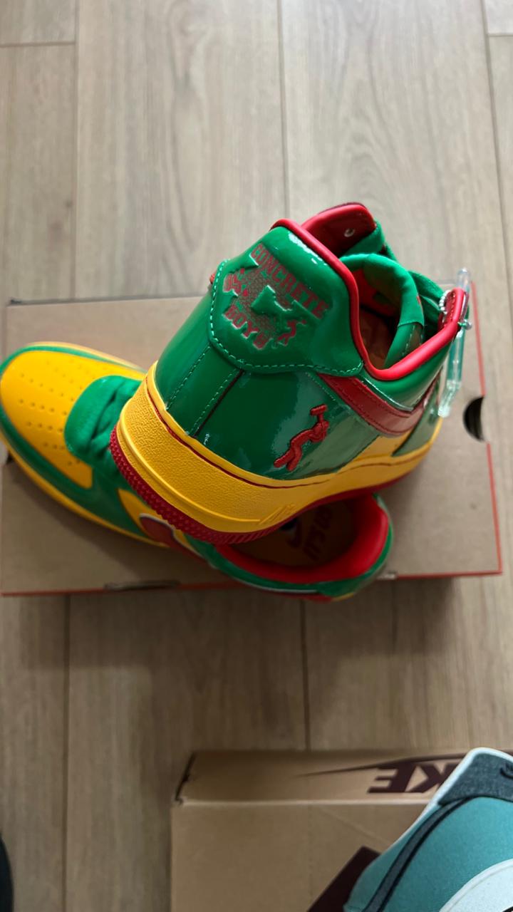 Nike Air forcé low Lil Yachty concrete (con caja)