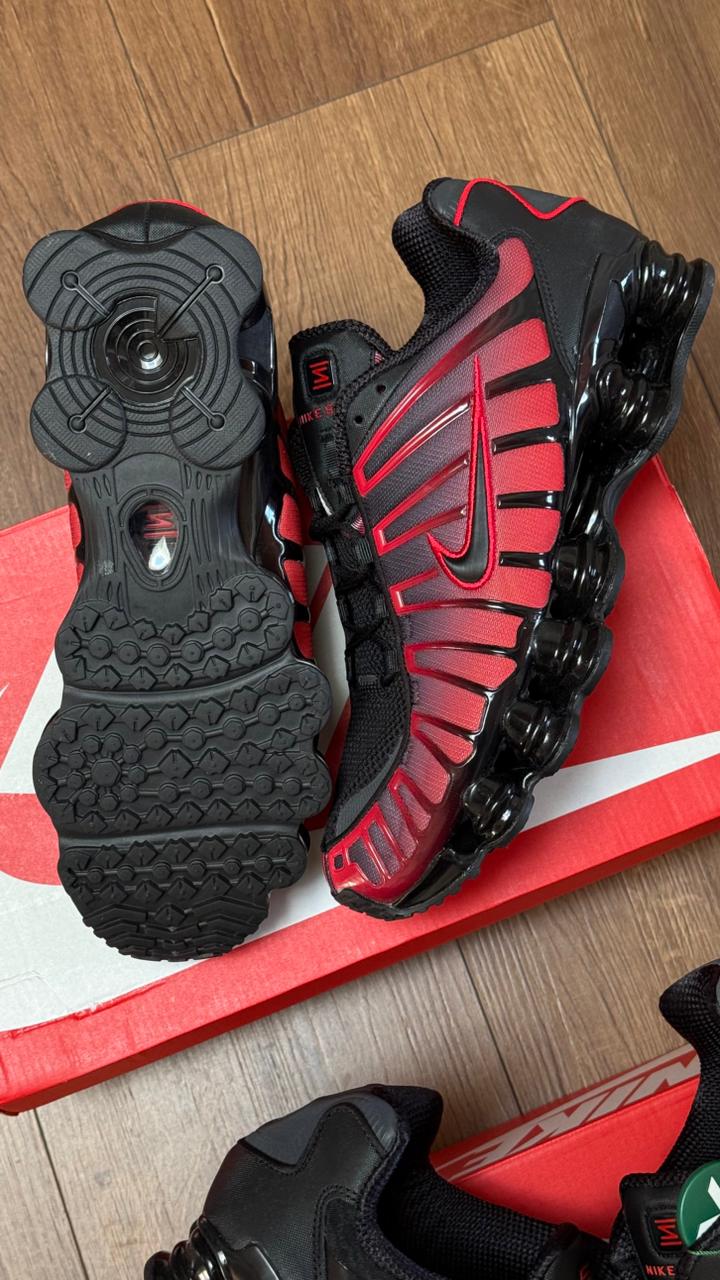Nike shox TL black university red gradient (con caja)