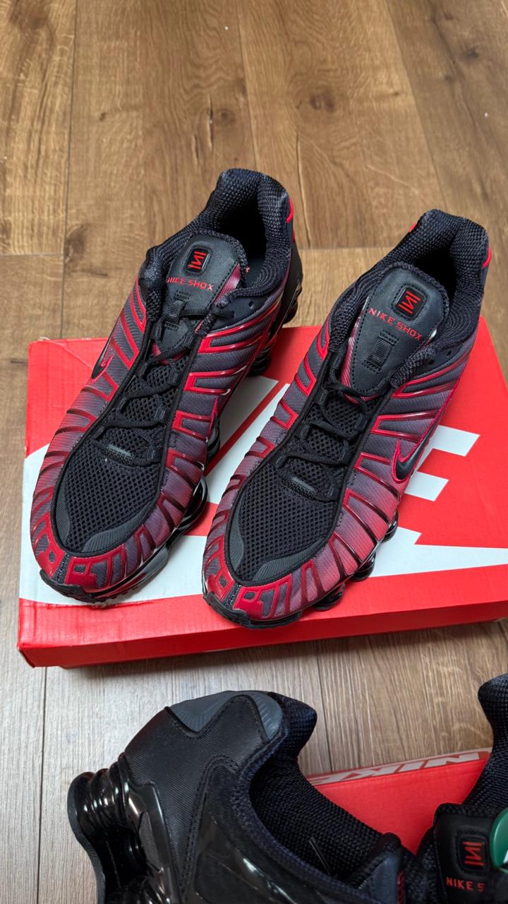 Nike shox TL black university red gradient (con caja)