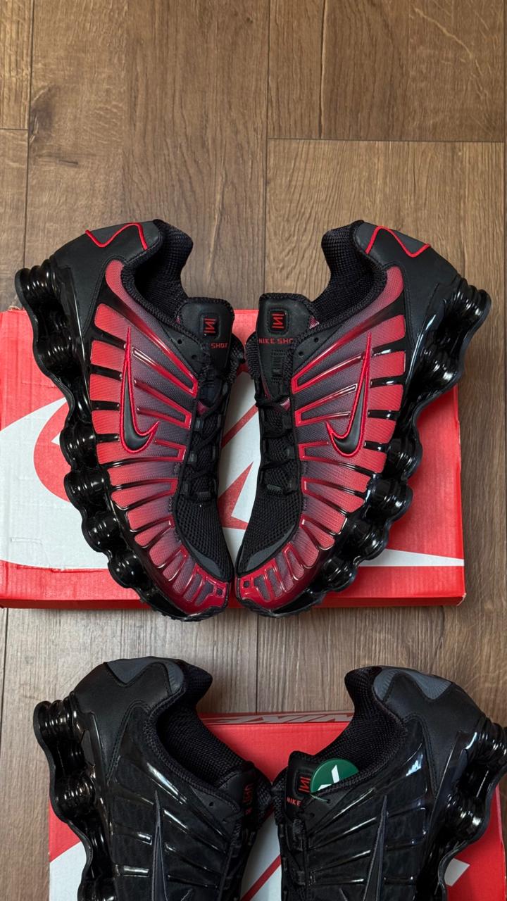 Nike shox TL black university red gradient (con caja)