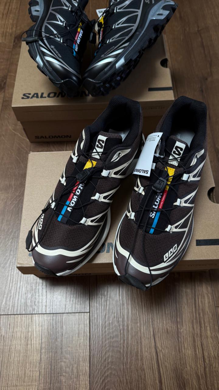 Salomon XT-6 black coffe (con caja)