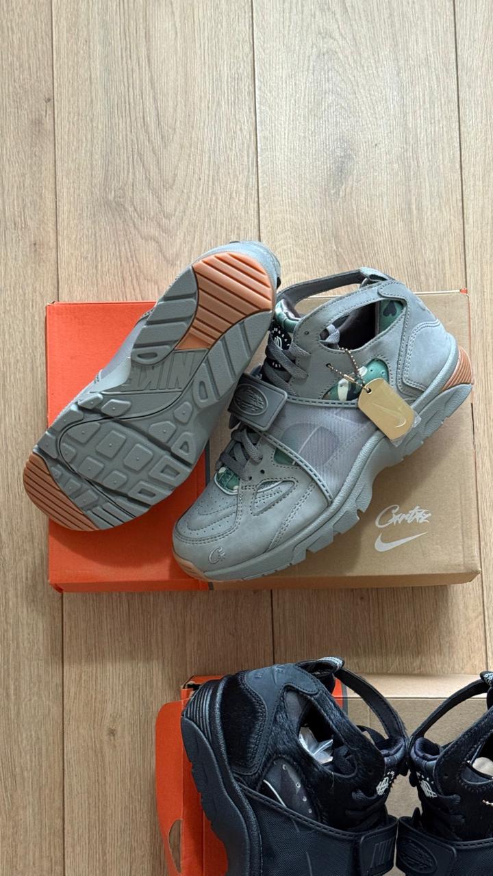 Nike x corteiz Air trainer huarache gully gray (con caja)