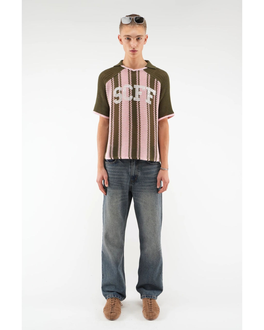 Scuffers Beacon Pink Knit Jersey