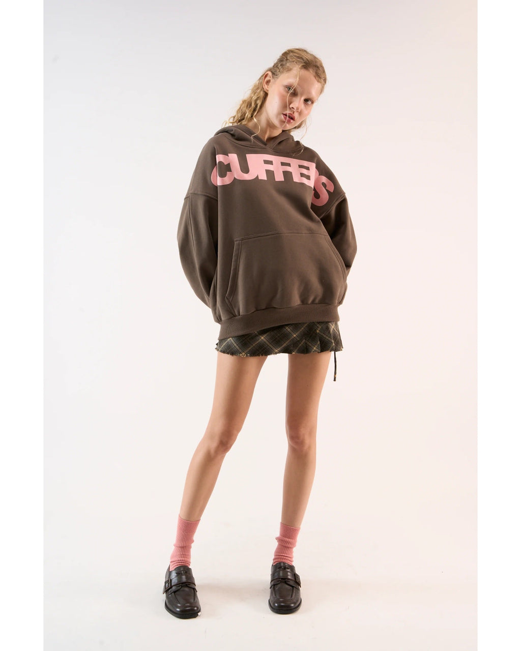 Scuffers Flock Brown Hoodie